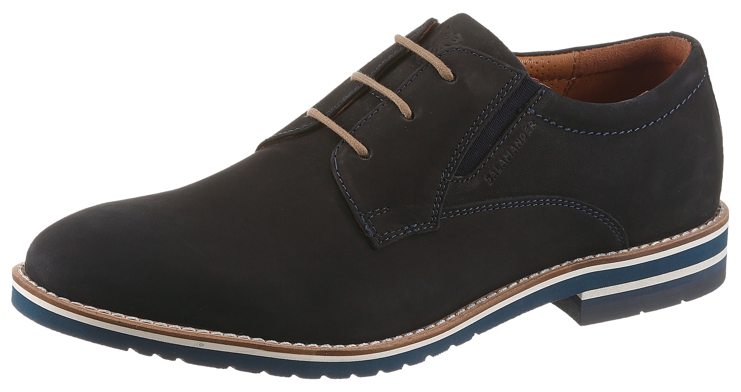 Salamander Schnürschuh Schnürer, Business Schuh, Halbschuh mit Blockabsatz günstig online kaufen