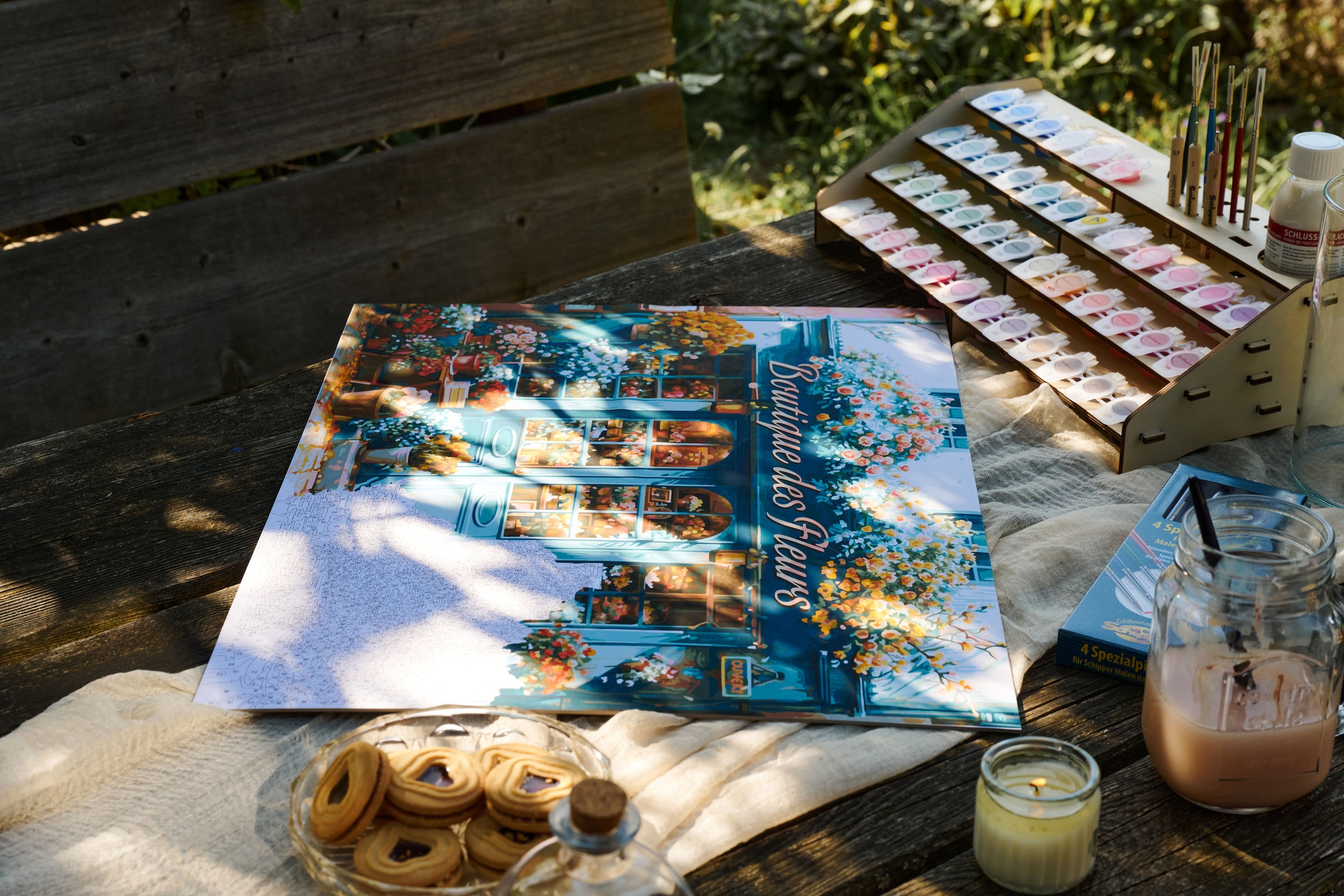 Schipper Malen nach Zahlen »Meisterklasse Premium - Französischer Blumenladen« Made in Germany