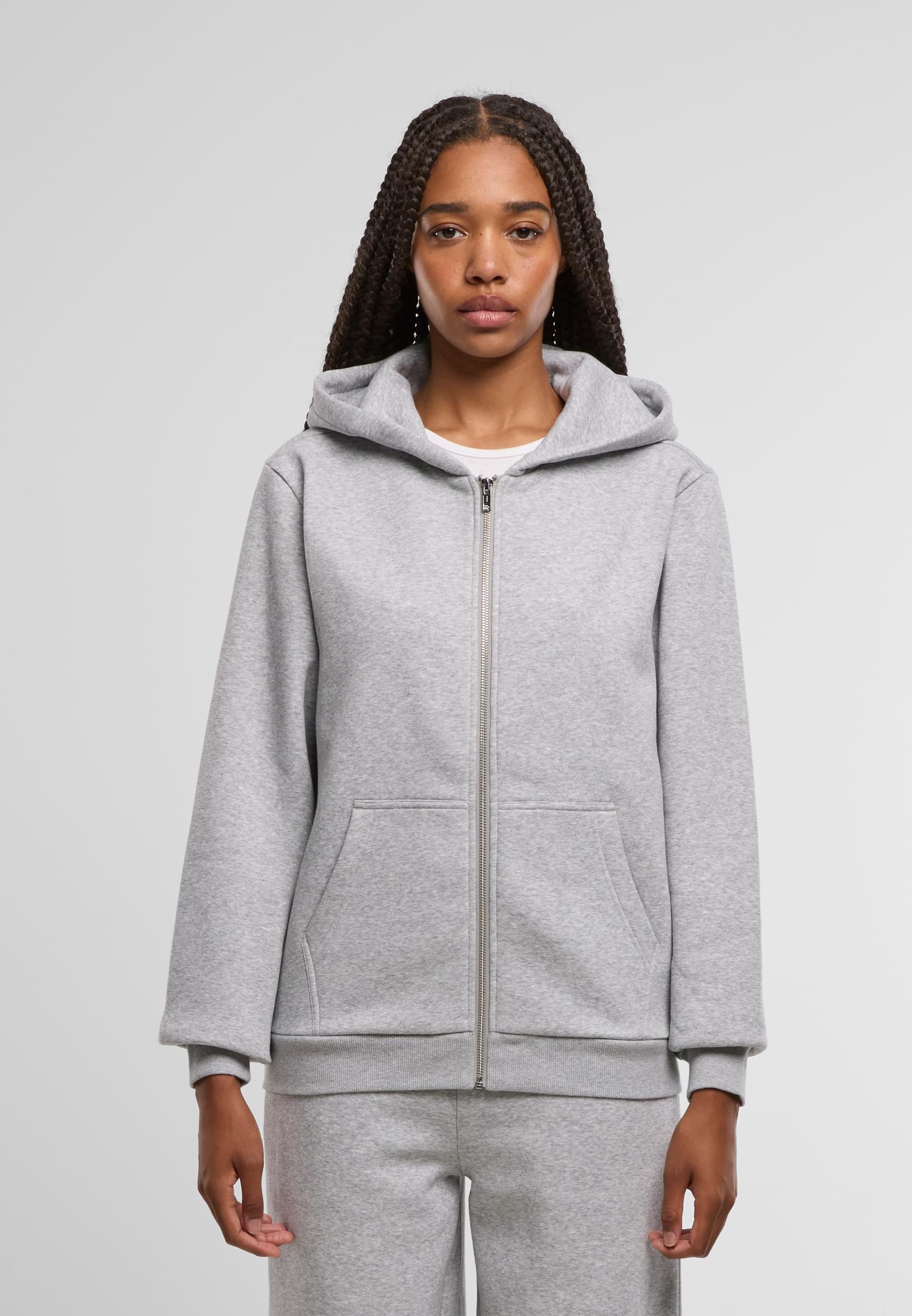 URBAN CLASSICS Sweatjacke »Urban Classics Ladies Fluffy Zip Cardigan«