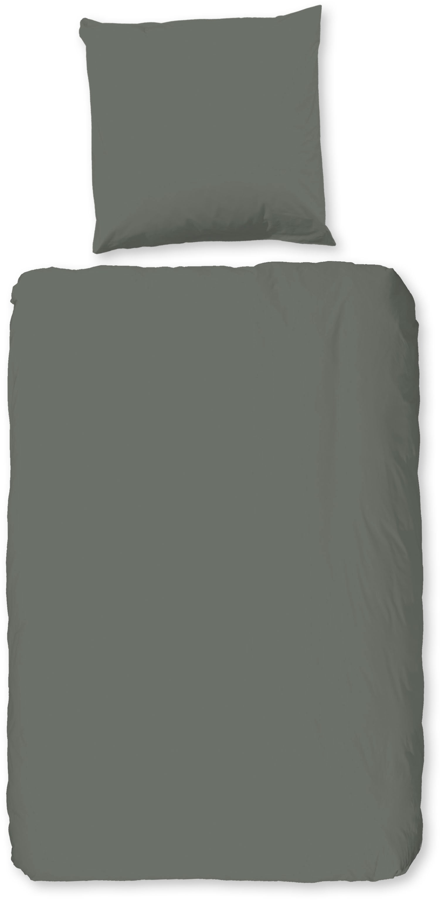 good morning Bettwäsche "Flanel Uni" 2 Stk. Flanell, Biber, Baumwolle, Wint günstig online kaufen