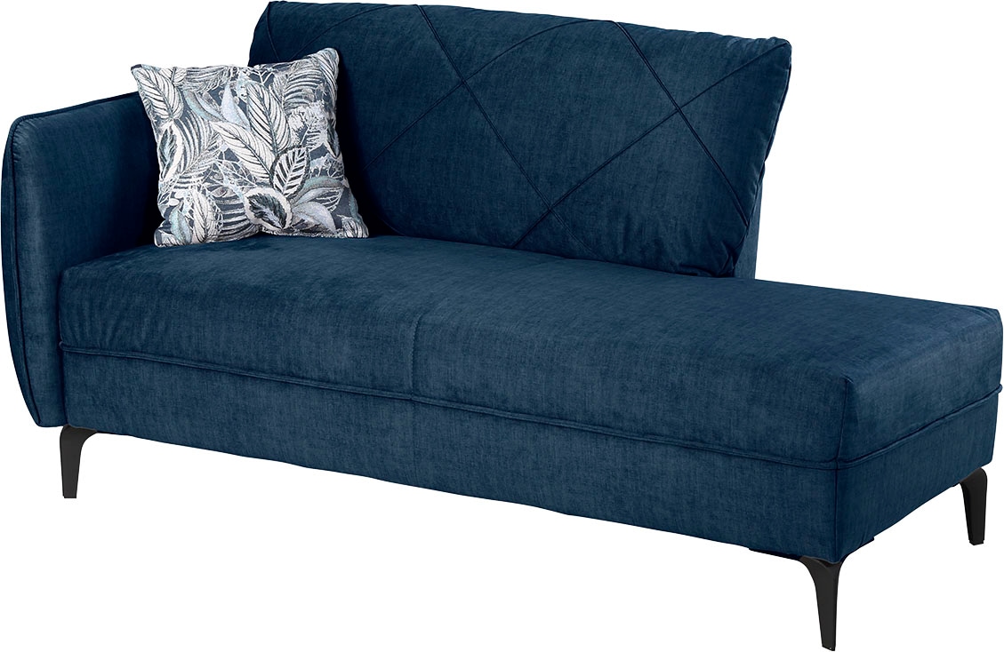 Jockenhöfer Gruppe "Novara, B: 165 cm" mit attraktiver Steppung, Rauten-Biesennähte & Zierkissen