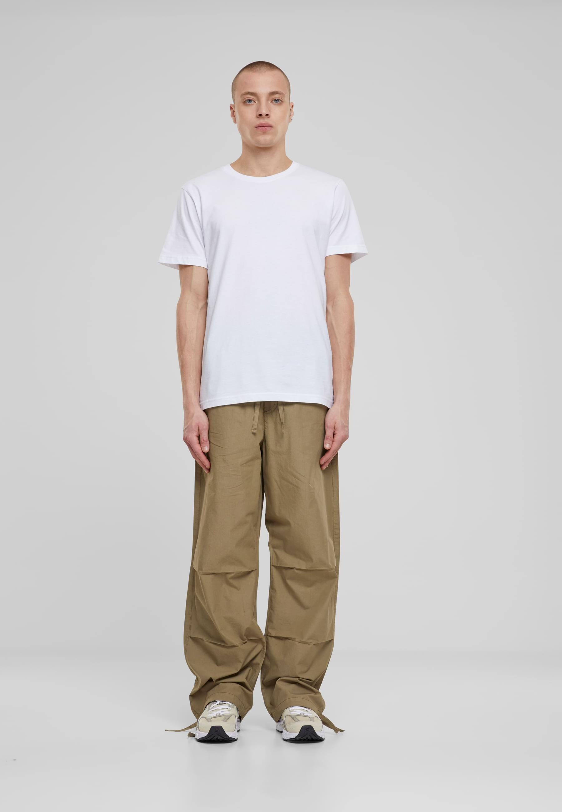 URBAN CLASSICS Stoffhose »Urban Classics Wide Poplin Pants«, (1 tlg.)