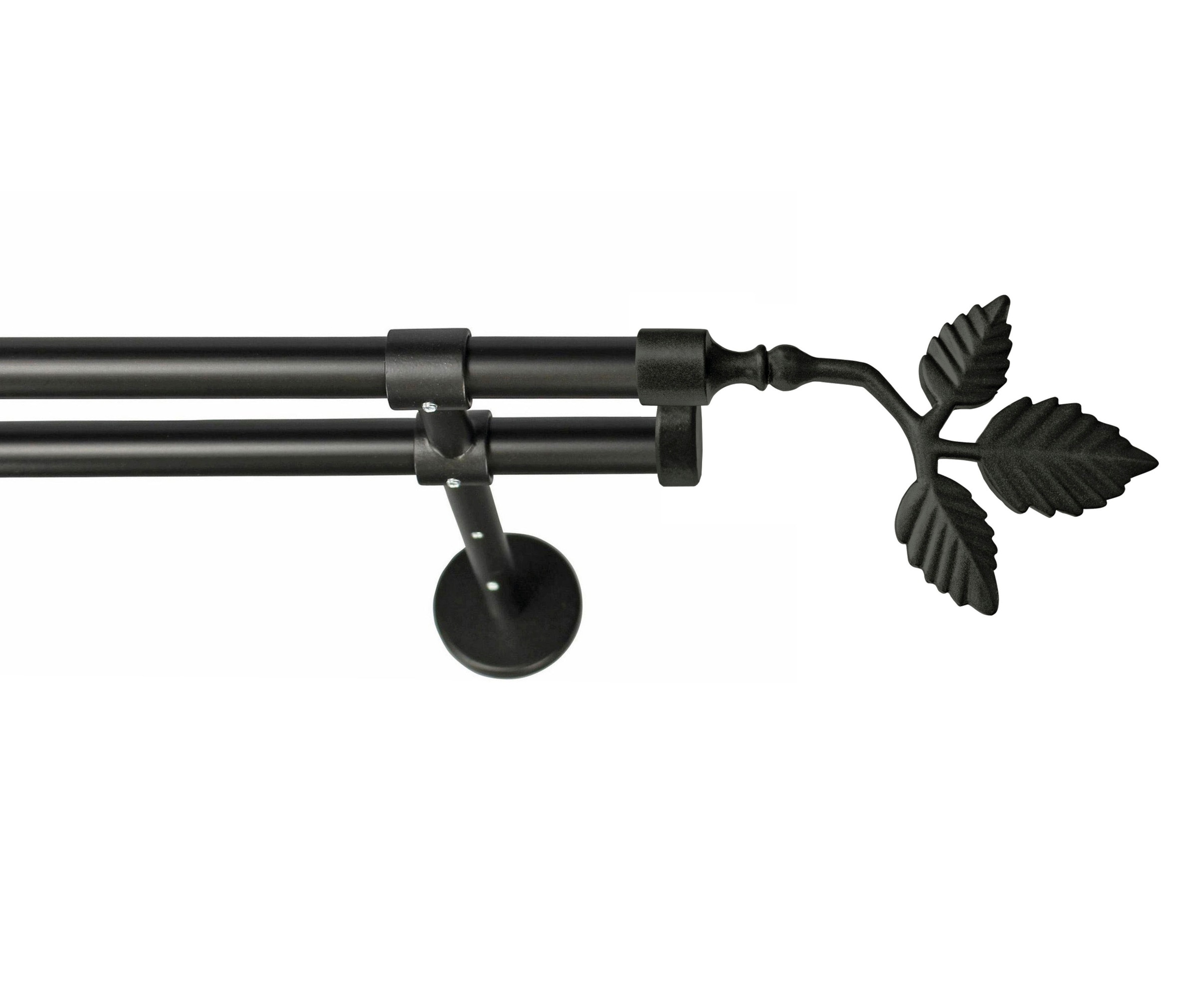 GARESA Gardinenstange "SHEET" Ø 16 mm 2 läufig-läufig Wunschmaßlänge Vorhan günstig online kaufen