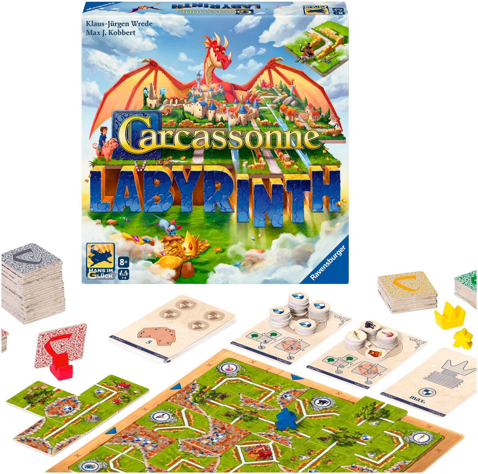 Ravensburger Spiel »Carcassonne Labyrinth« Made in Europe