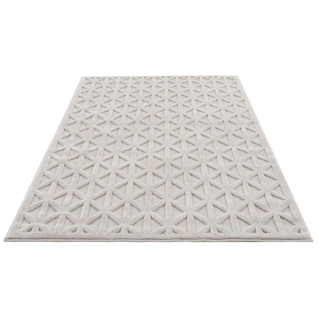 Carpet City Teppich »In-& Outdoorteppich Santorini 58500, 3D-Effekt, Raute-Optik«, rechteckig