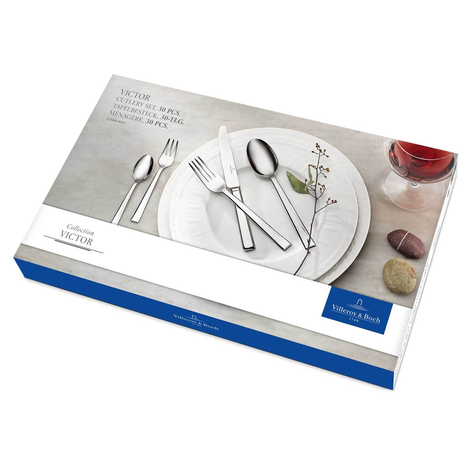 Villeroy & Boch Besteck-Set »Tafelbesteck Victor 30er Set silber«