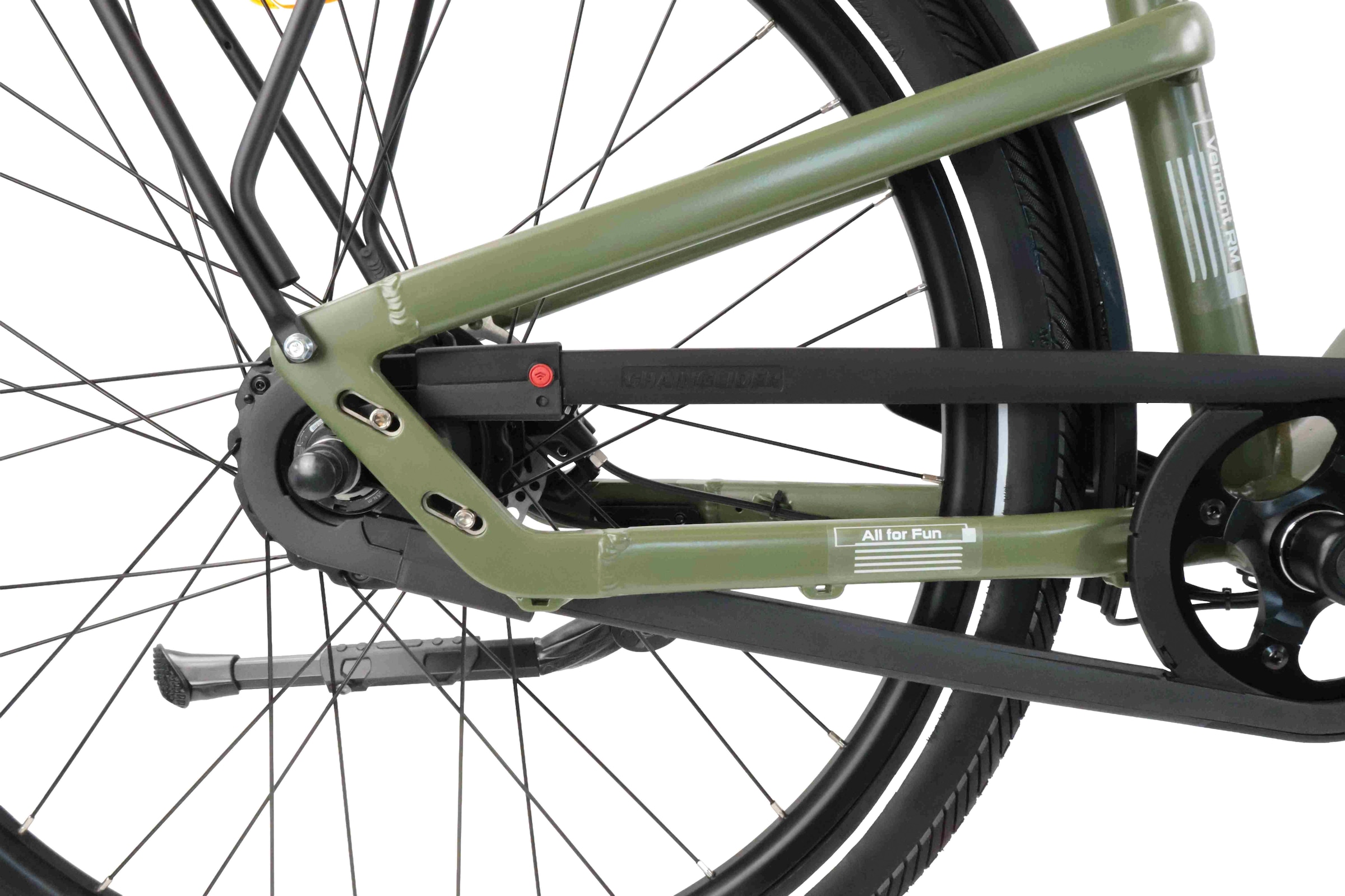 LLobe »CityVenture E-Bike 27,5" Vermont RM, grün« 2 Gang Nabenschaltung Heckmotor 250 W