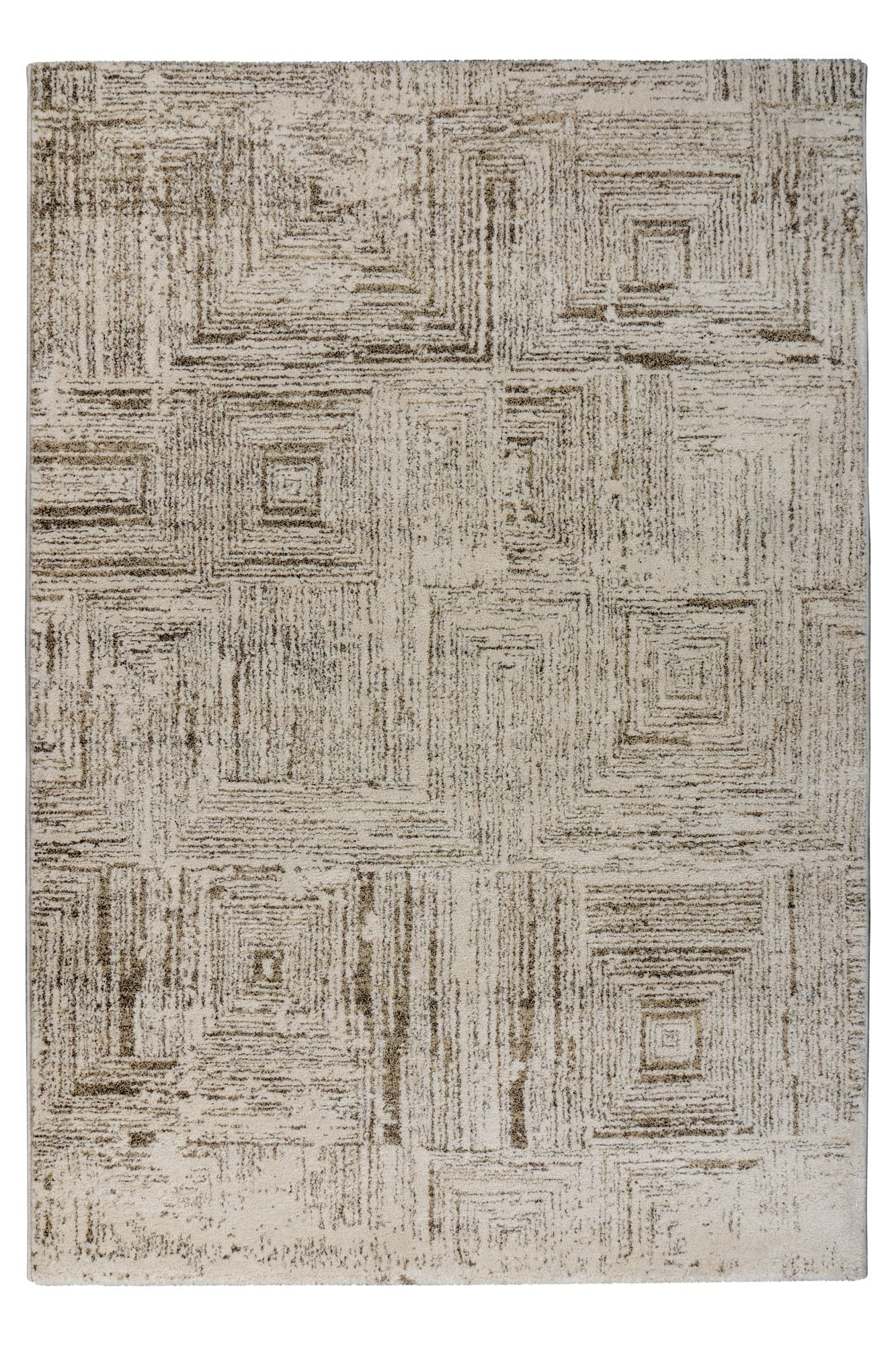 Kayoom Teppich "Napoli 537" rechteckig 18 mm Höhe Kurzflor, Modernes Muster günstig online kaufen