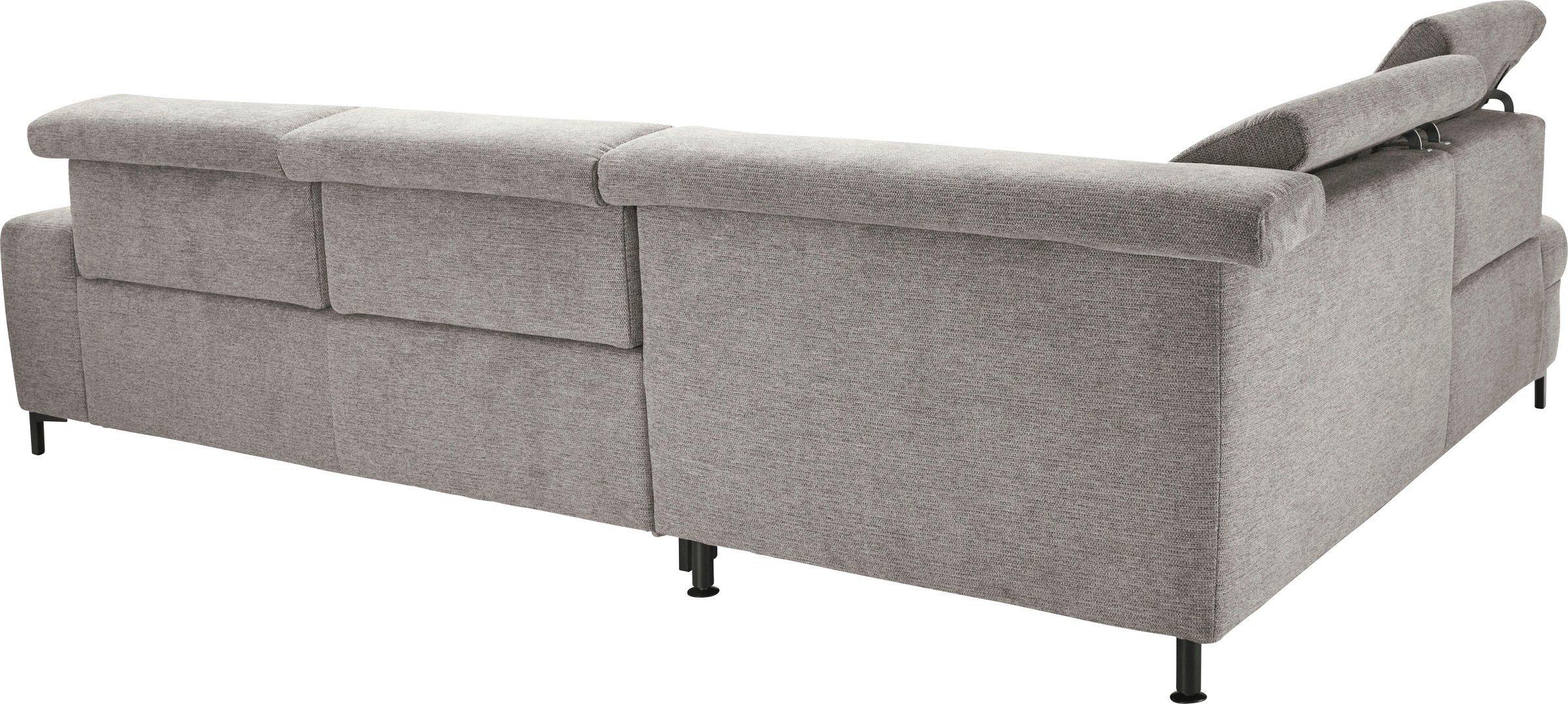 set one by Musterring Ecksofa »SO 3400 Sitzhöhe 47cm oder 49cm, Sitztiefe verstellbar, B/T 317/220 cm«, Kaltschaumpolsterung, Flachgewebe, whlw. mit Funktionen, Sitzhöhe 47