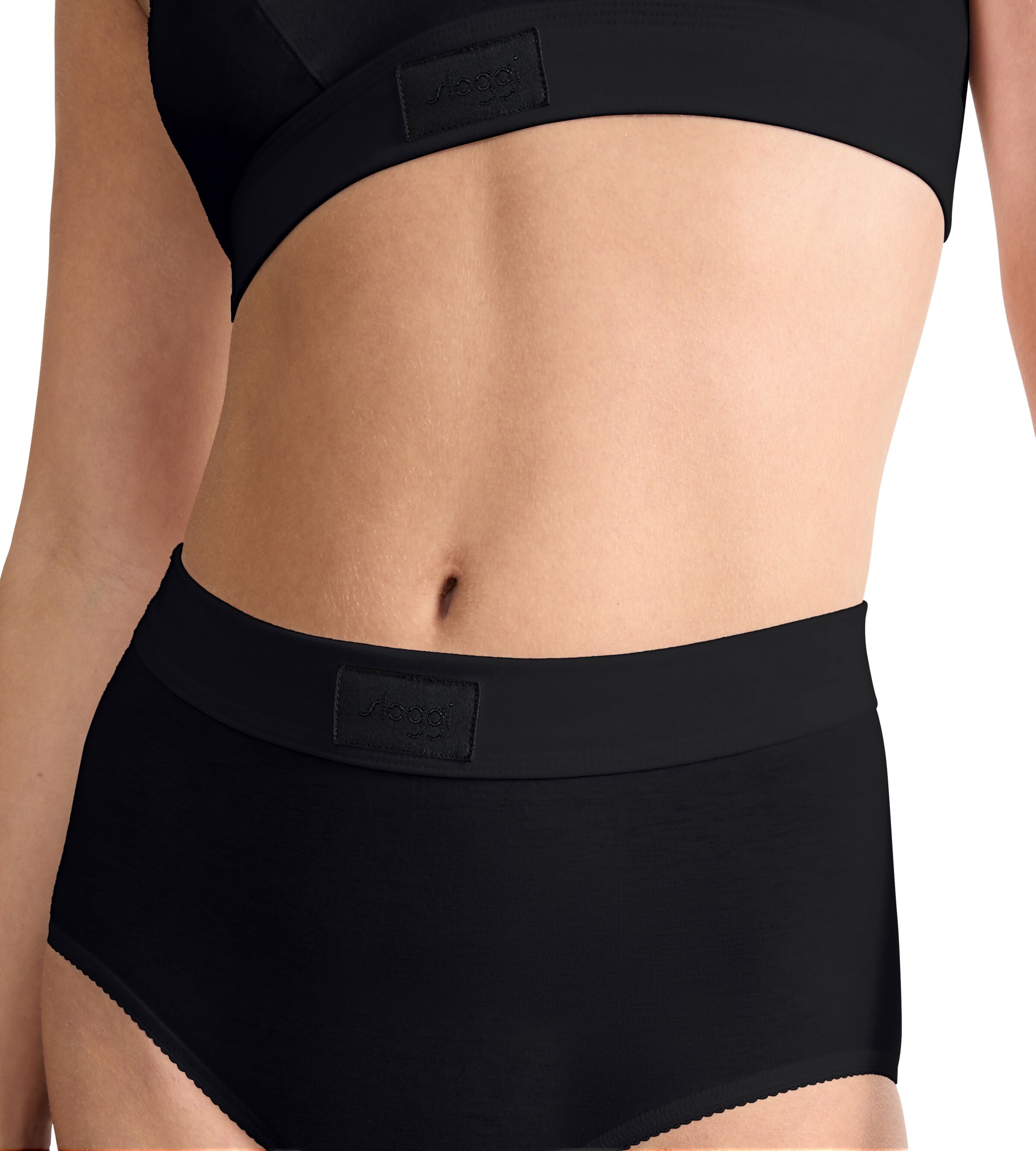 sloggi Slip »Double Comfort T Maxi 2P«, (2er Pack), extra weich, hoher Sitz, niedriger Beinausschnitt
