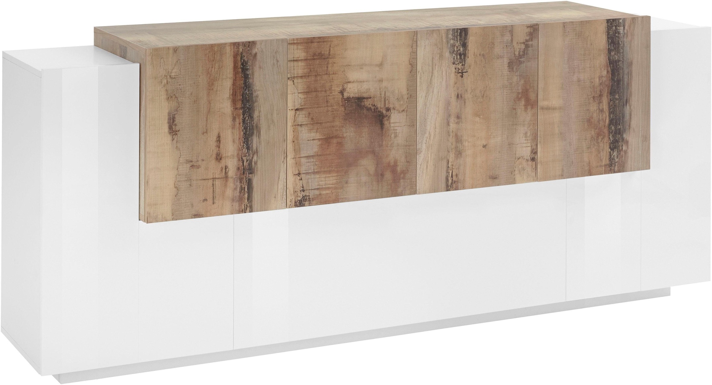 Home affaire Sideboard "Coro, Kommode, Schrank, Kredenz, grifflos mit Einle günstig online kaufen