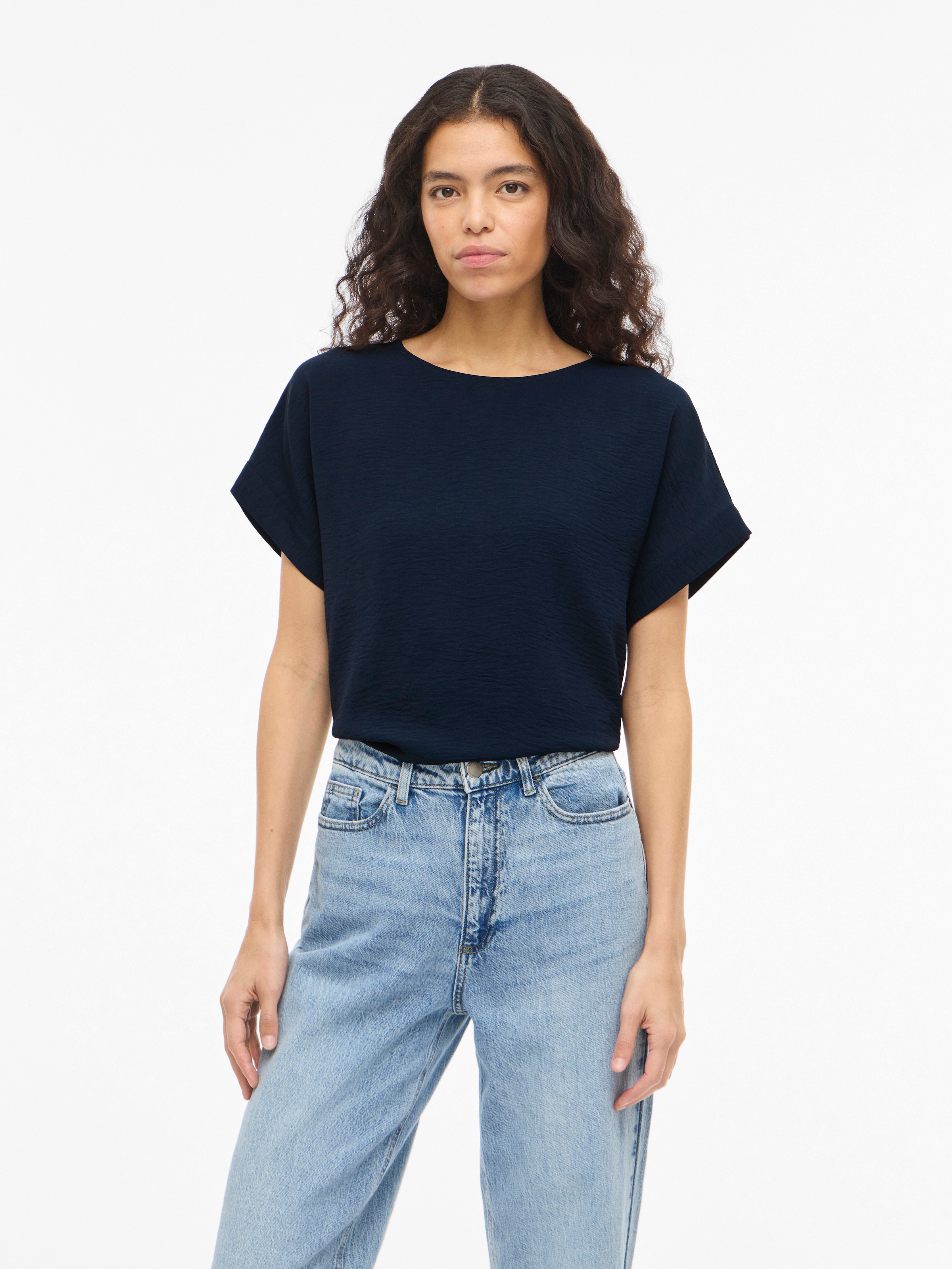 Vila Kurzarmshirt "VIJOSA S/S TOP - NOOS" günstig online kaufen