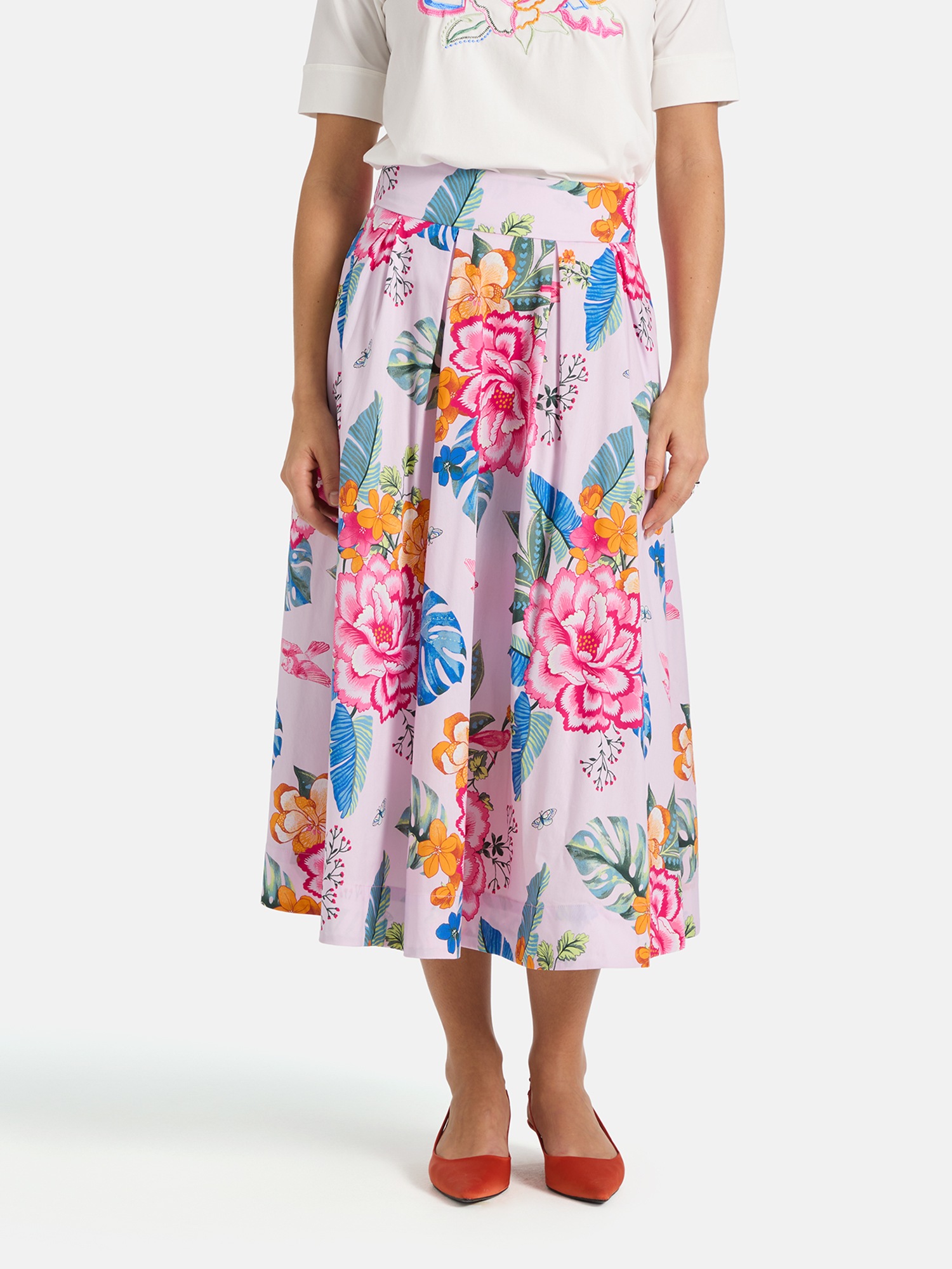 Thumbnail - Lieblingsstück Sommerrock "RaniaL" mit 70% Baumwolle