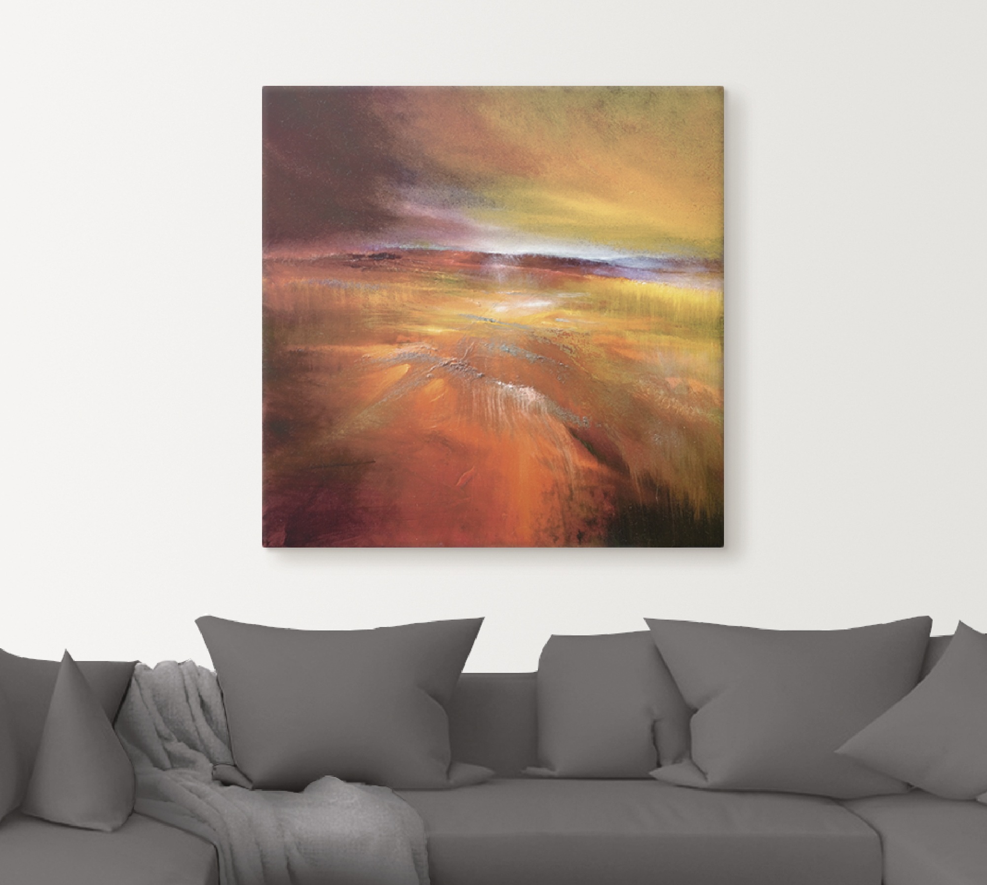 Artland Wandbild »Ernteland«, Felder, (1 St.), als Alubild, Outdoorbild, Leinwandbild in verschied. Größen