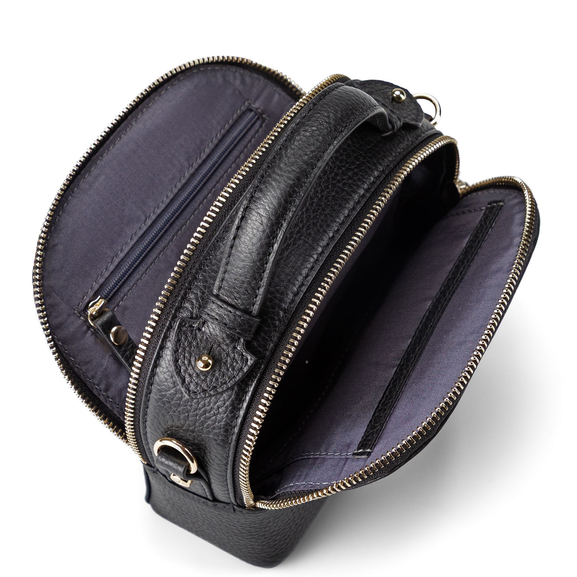 Lazarotti Henkeltasche »Bologna Leather Crossbody Handtasche Leder 17 cm«