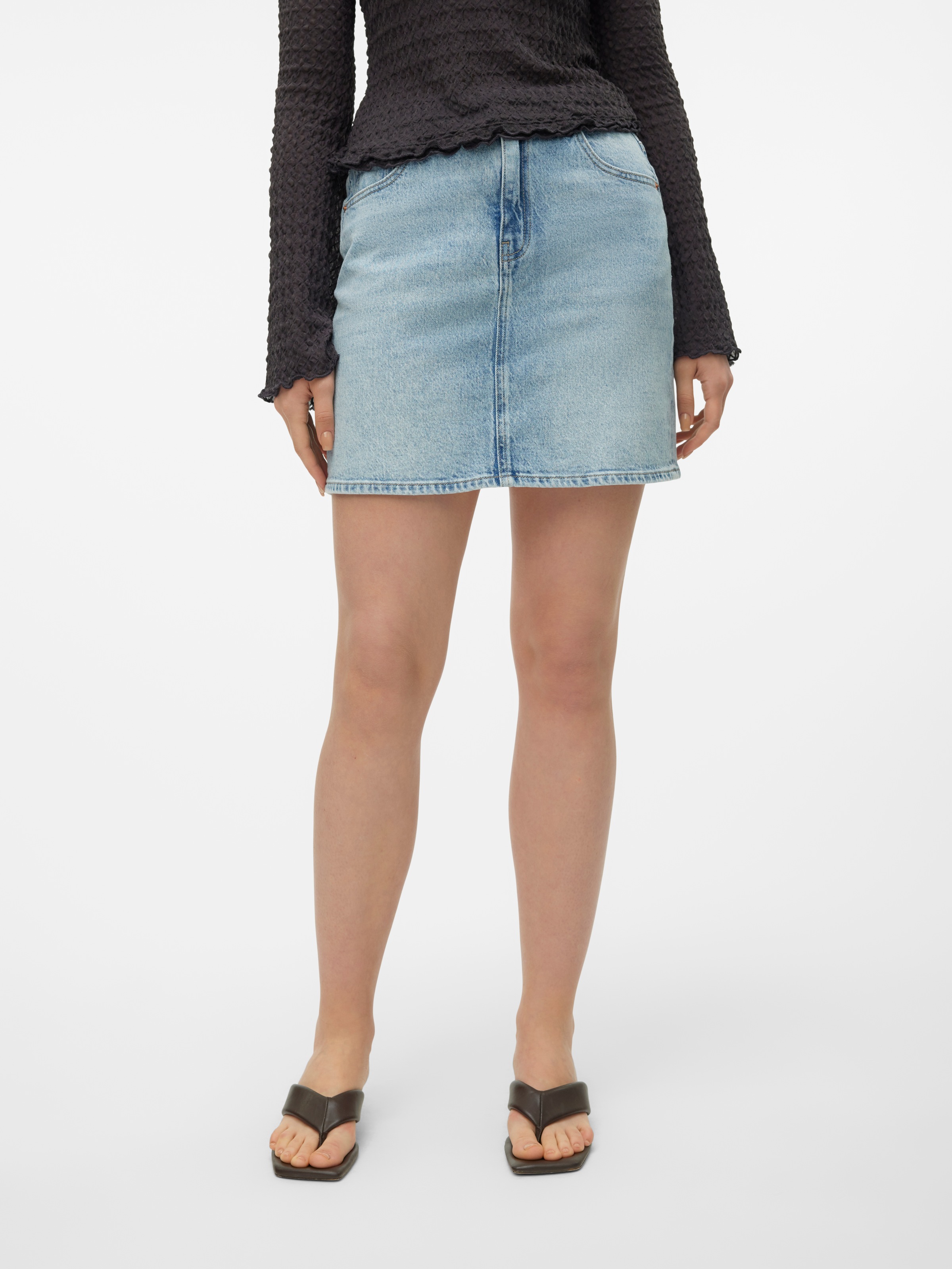 Vero Moda Jeansrock "VMTESSA HR SHORT DNM SKIRT MIX GA NOOS" Baumwollmischu günstig online kaufen