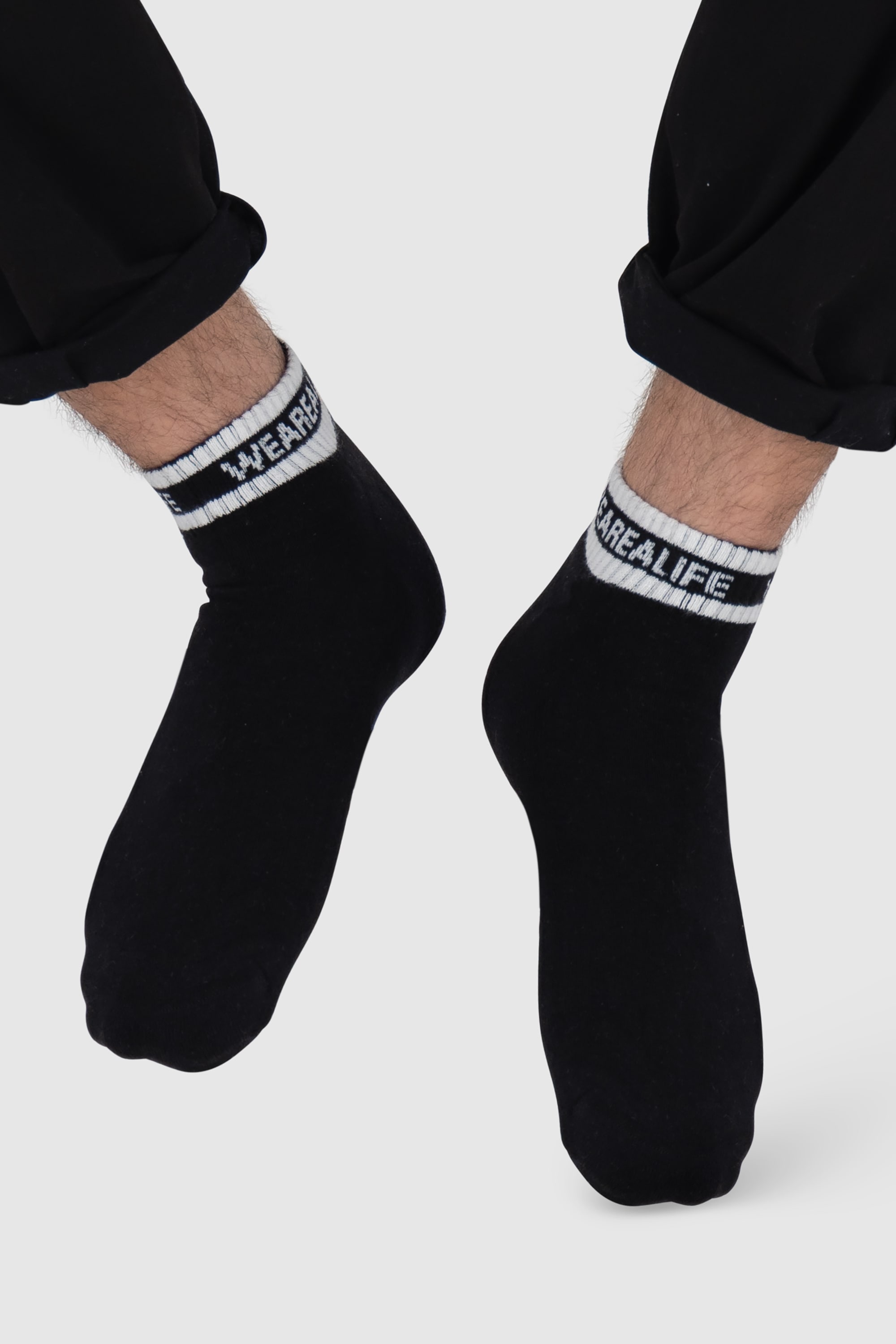 Alife & Kickin Socken »Herren 3 PACK - JohnnyAK«, (Spar-Set), kurze sportliche Socken mit Steifen, aus Baumwolle mit weichem Bund