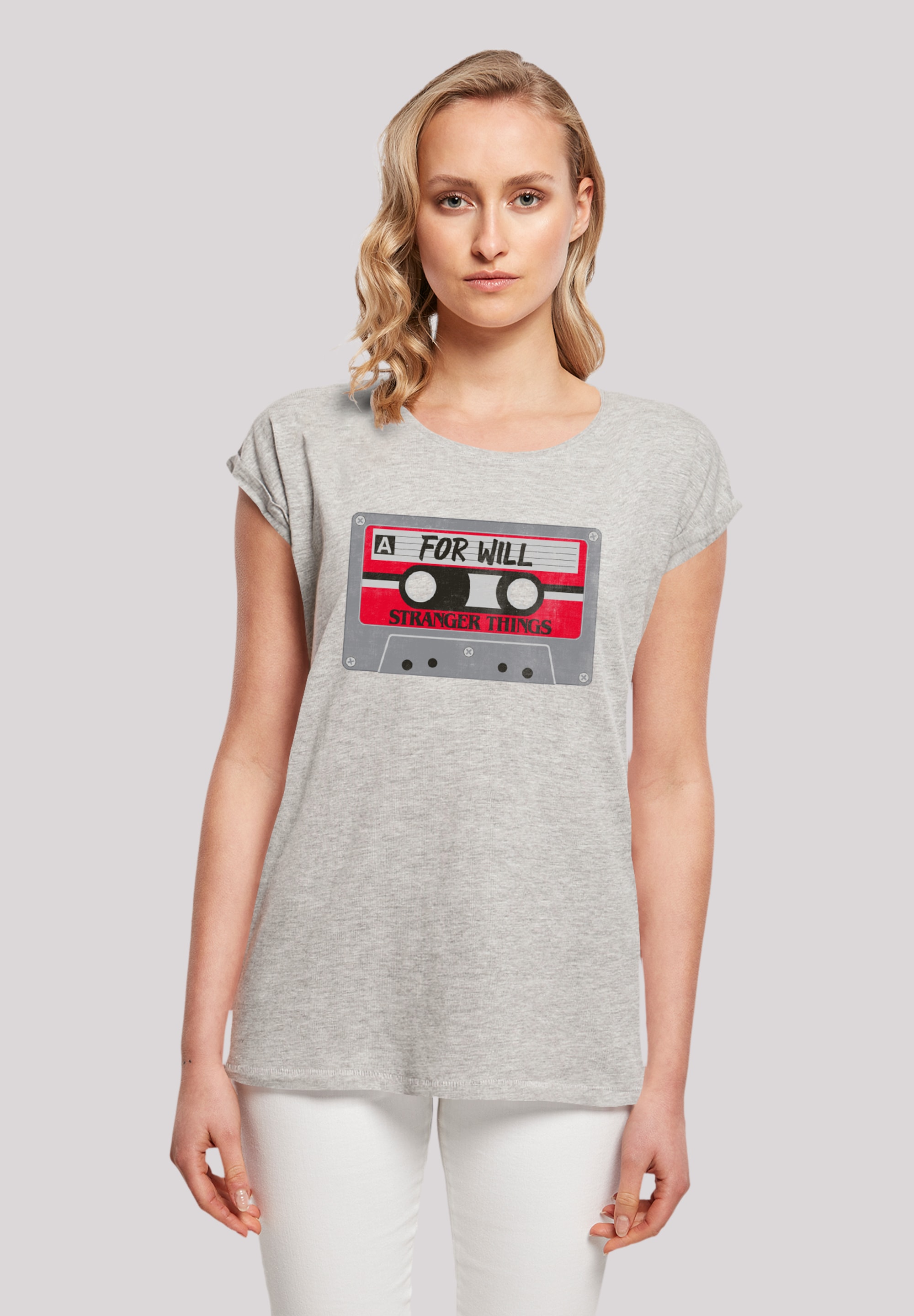 F4NT4STIC T-Shirt "Stranger Things Cassette For Will", Premium Qualität günstig online kaufen