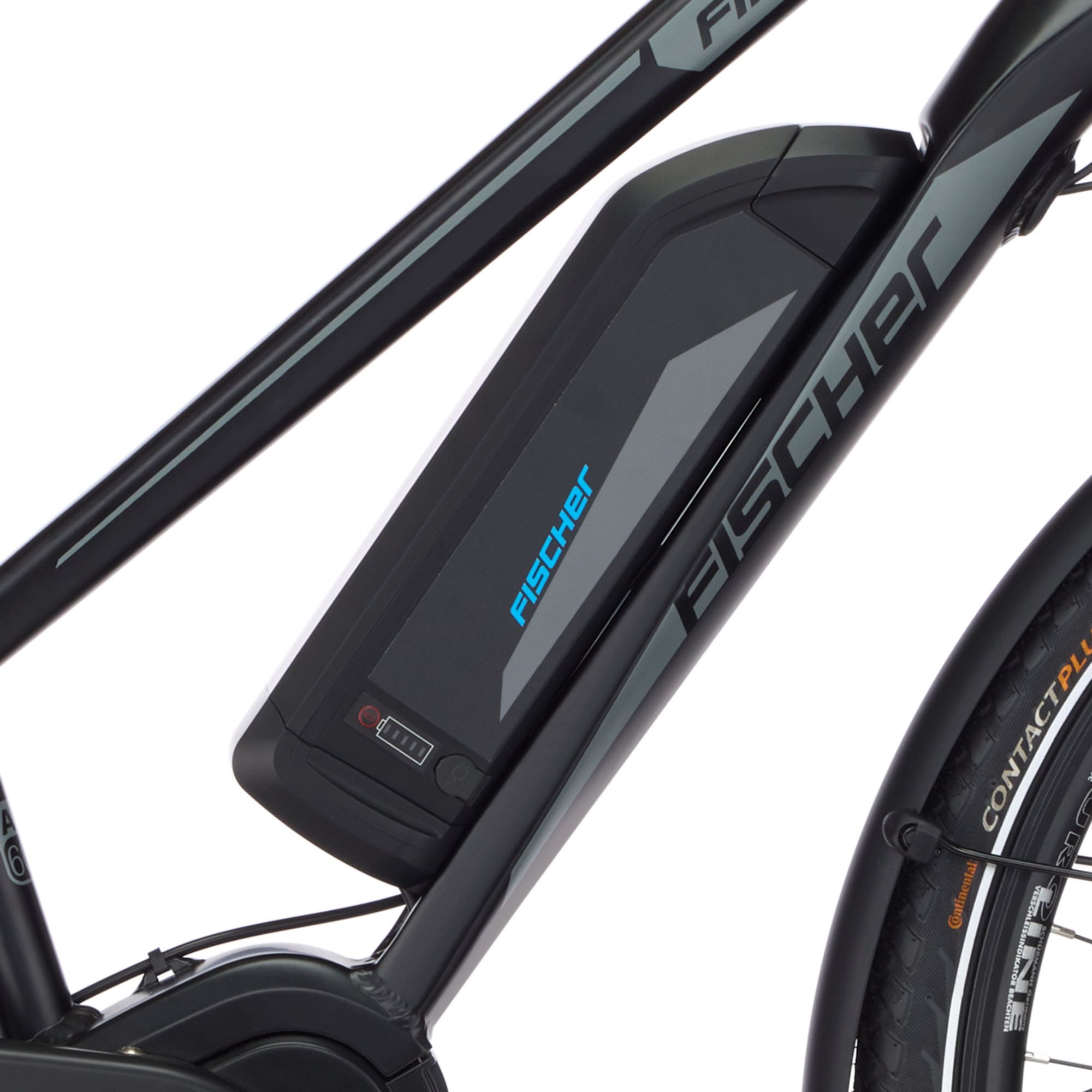 FISCHER Fahrrad E-Bike »VIATOR 1861.1 557«, 9 Gang, Shimano, XT, Mittelmotor 557 W, (mit Akku-Ladegerät-mit Werkzeug)