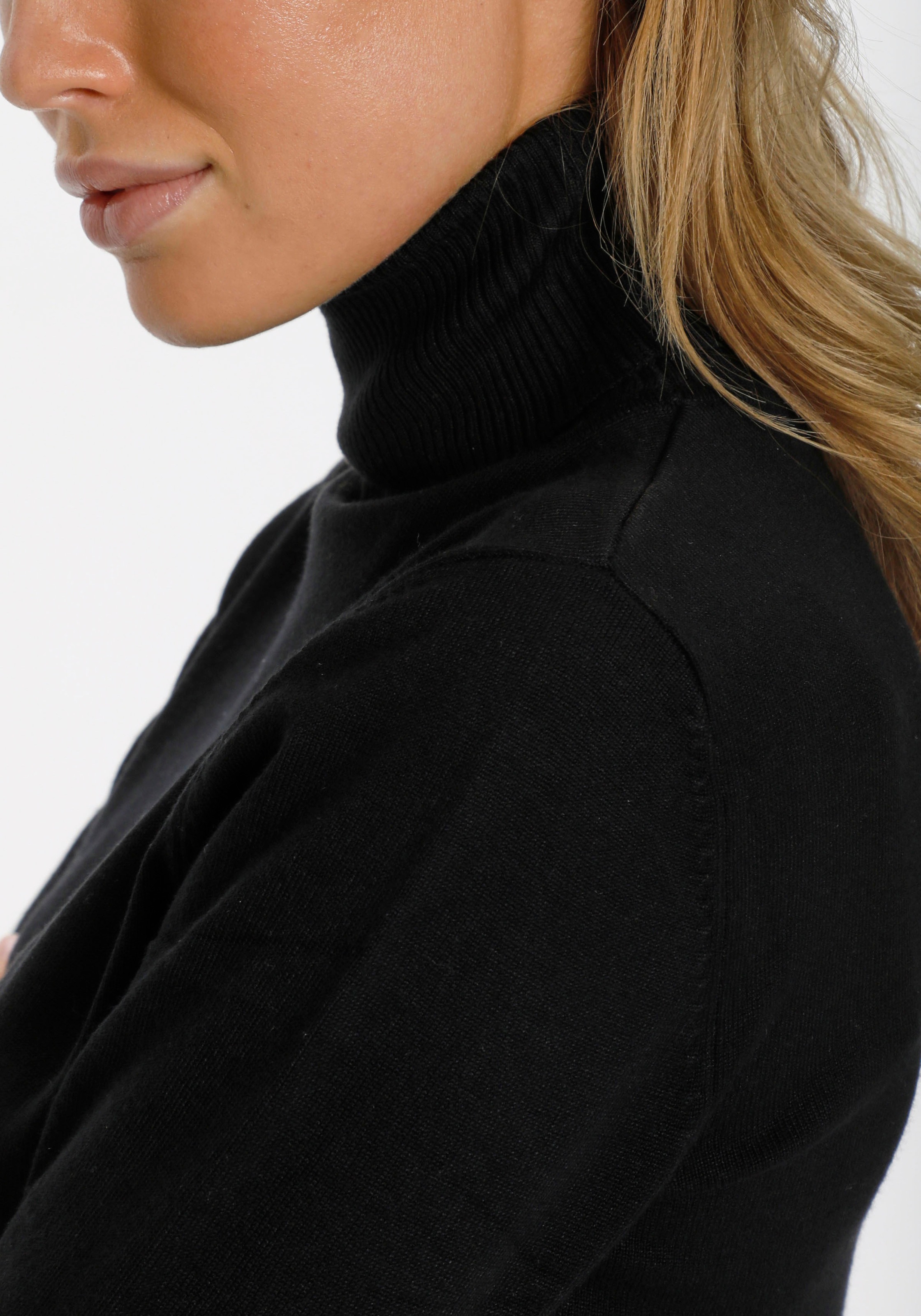 Saint Tropez Rollkragenpullover "J2046, MilaSZ Rollneck" Viskosemischung, C günstig online kaufen