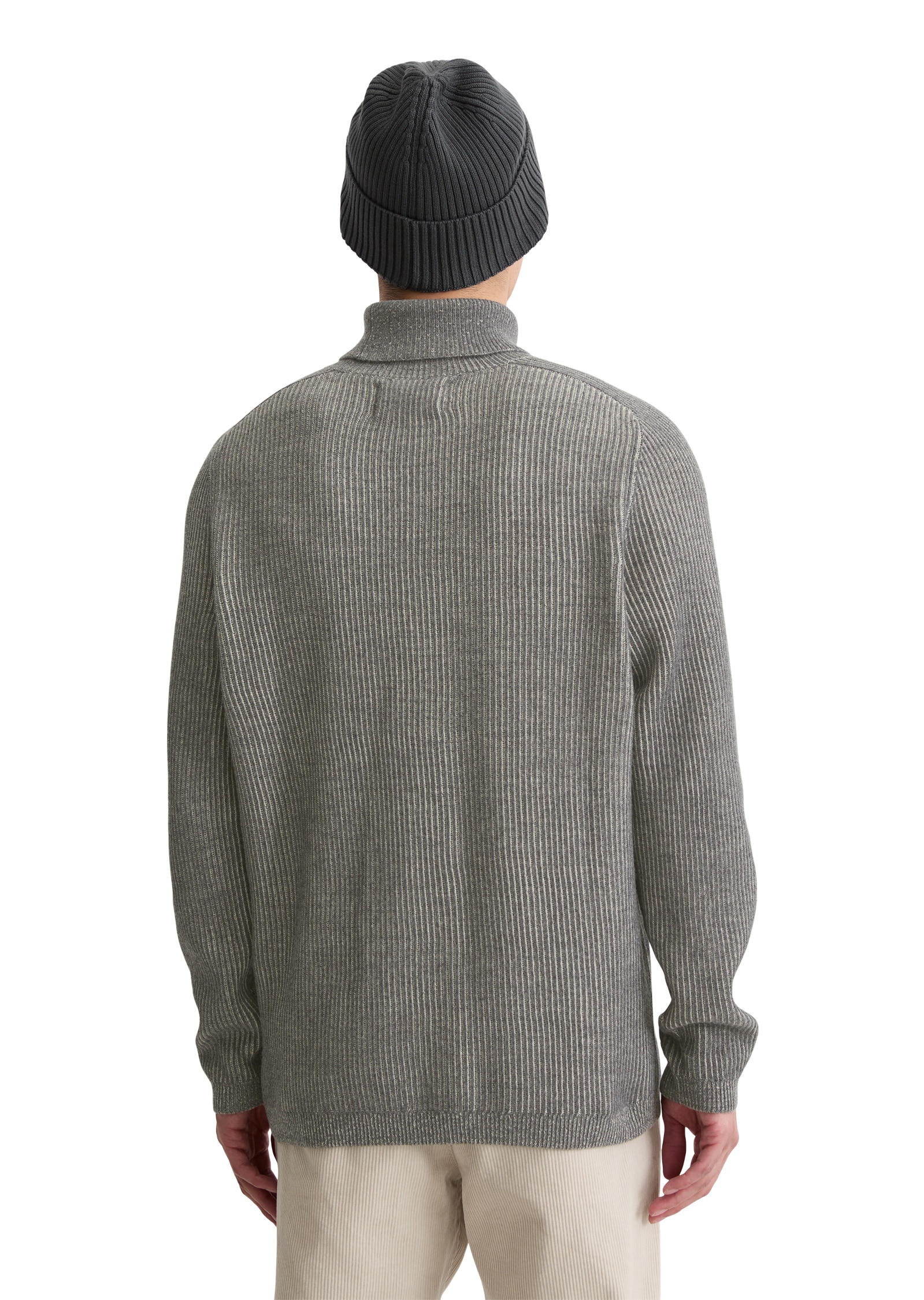 Marc O'Polo Strickpullover »aus Baumwoll-Schurwoll-Mix«