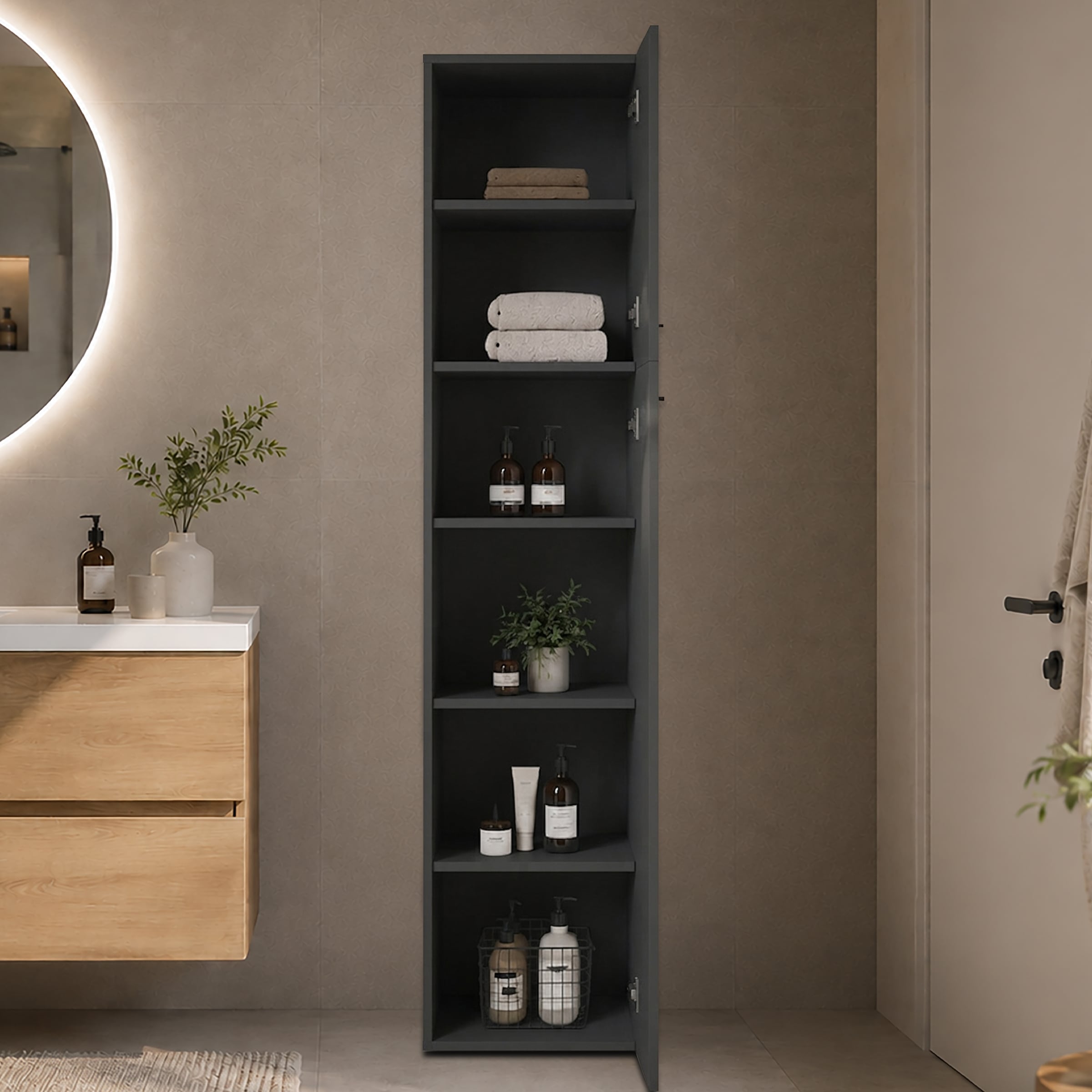 KOCHSTATION Mehrzweckschrank »KS-Linda« Breite 40 cm, Höhe 187,5 cm, mit 25mm starken Wänden