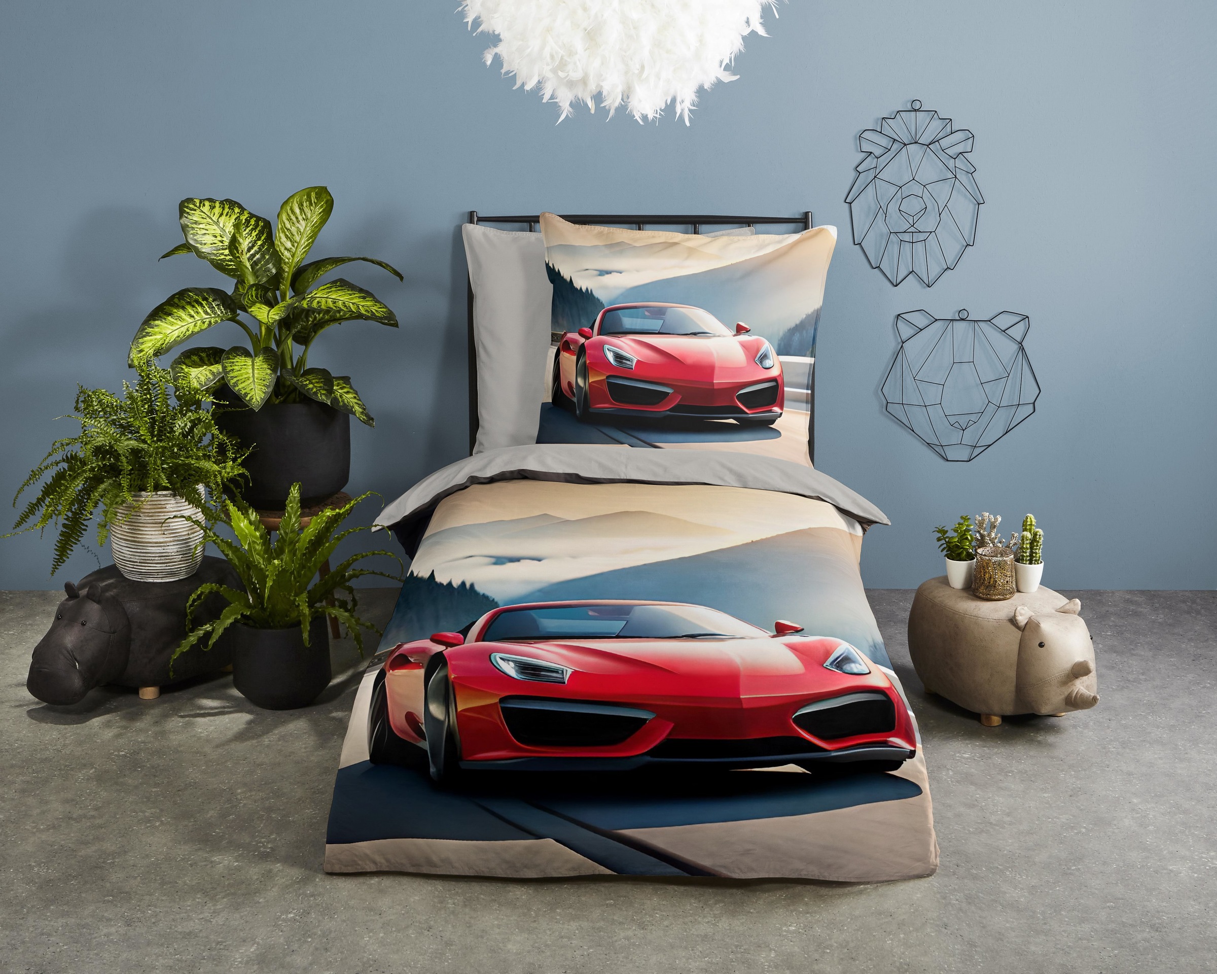 good morning Babybettwäsche "Cabrio" 2 Stk. tlg. Baumwolle, Renforcé, 135x2 günstig online kaufen