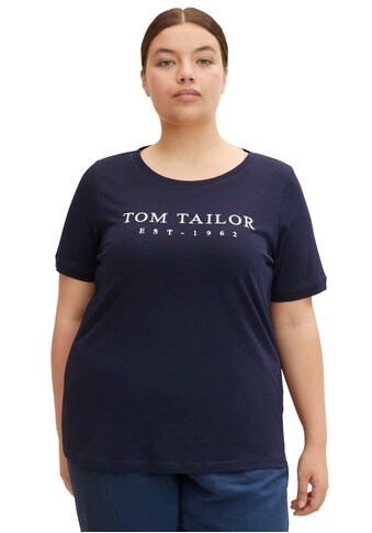 TOM TAILOR PLUS T-Shirt »T-Shirt Logoprint« kaufen