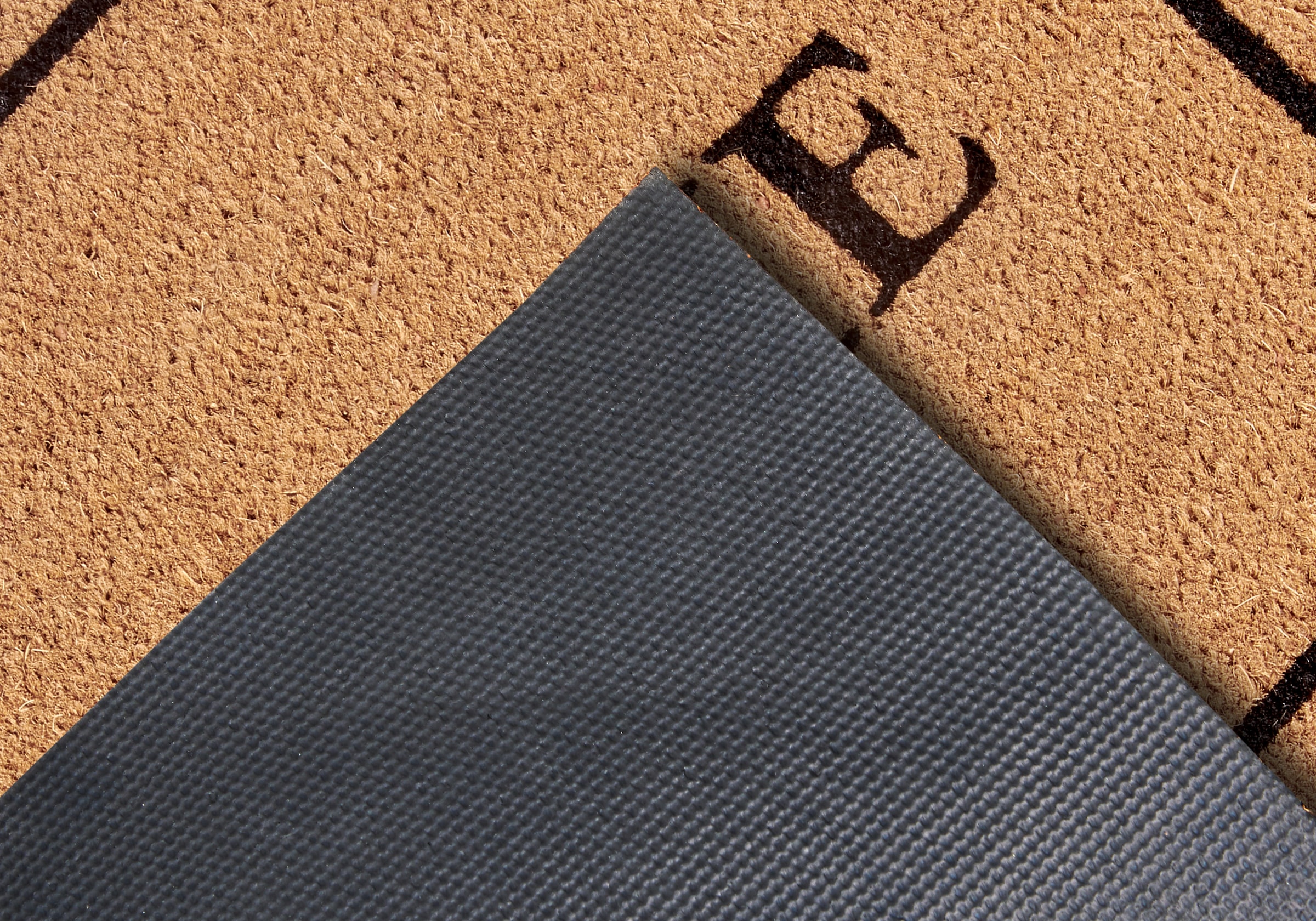 Villeroy & Boch Fußmatte »Caroline Welcome, Türmatte« rechteckig 23 mm Höhe Robust, Innen, Außen, Schmutzabtreter, Wetterfest, Natur, Kokos