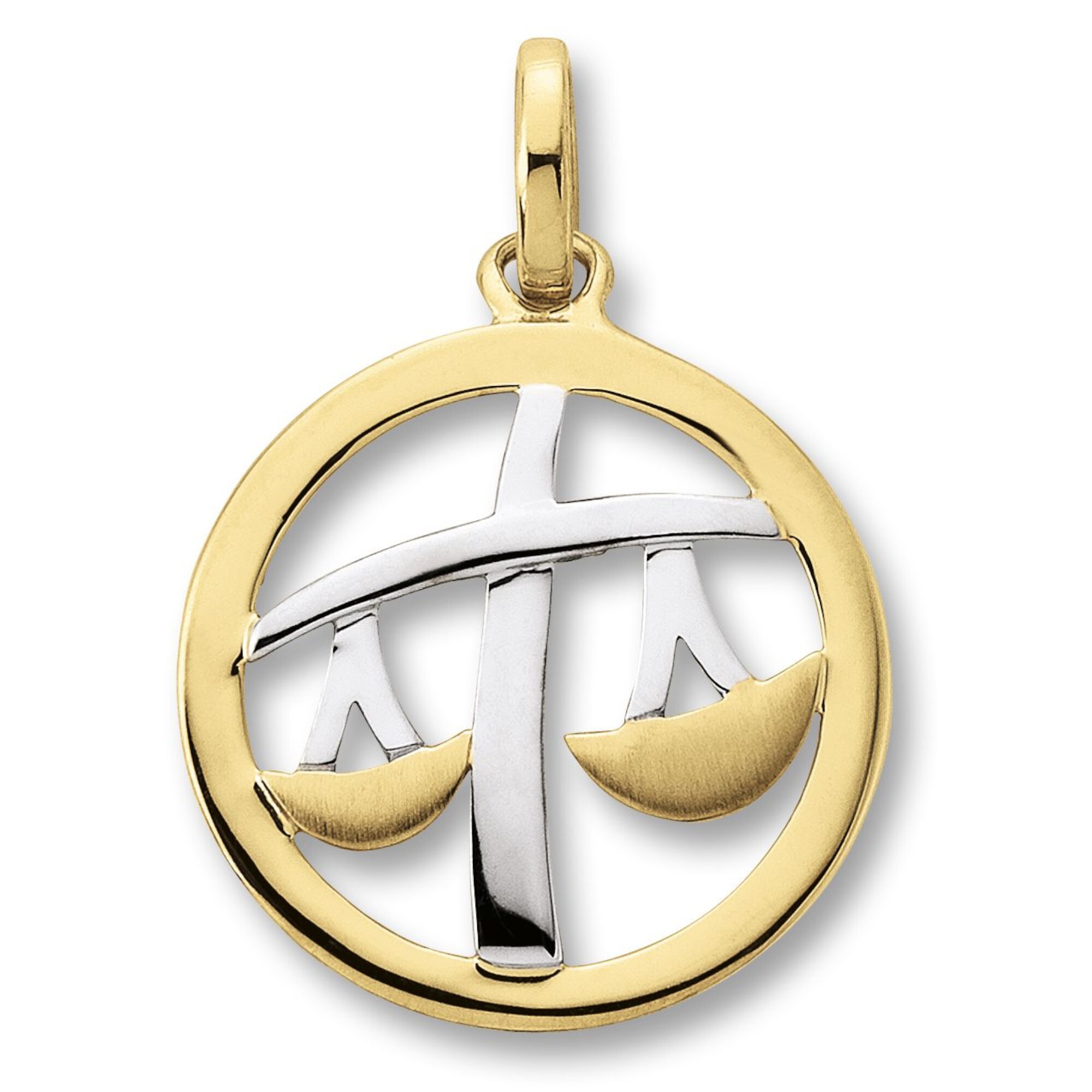 ONE ELEMENT Damen Sternzeichenanhänger "Waage Sternzeichen Anhänger aus 333 Gelbgold", Waage, Gelbgold 333 Gold, gold, Gelbgold 333, Gold,