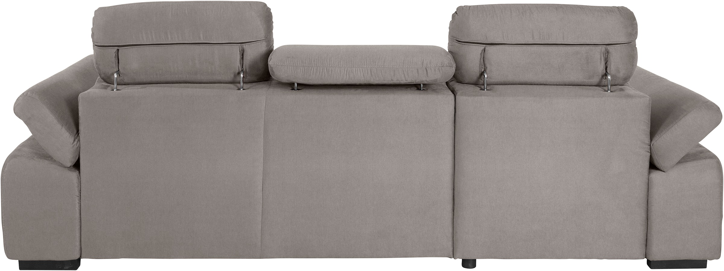 COTTA Ecksofa »Lola L-Form mit Kopfteilfunktion & Hocker«, (Set, mit Hocker), wahlweise mit Bettfunktion, Bettkasten & Armteilverstellung