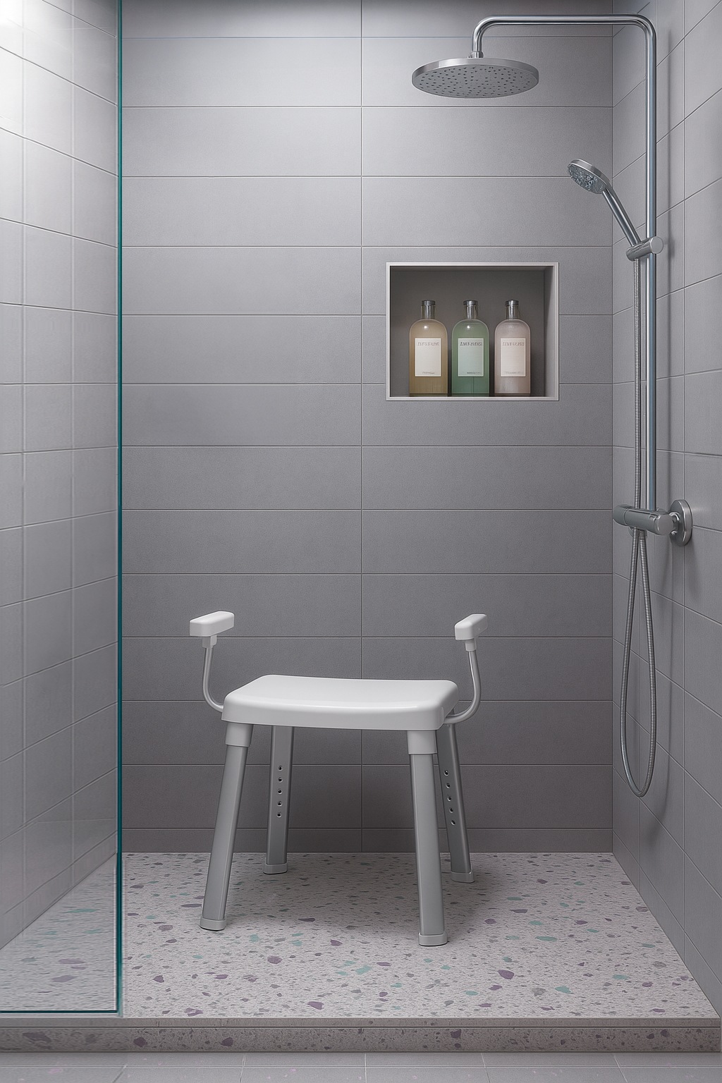Bischof Duschhocker "Splash 2.0", belastbar bis 150 kg, rutschfester Stand, günstig online kaufen