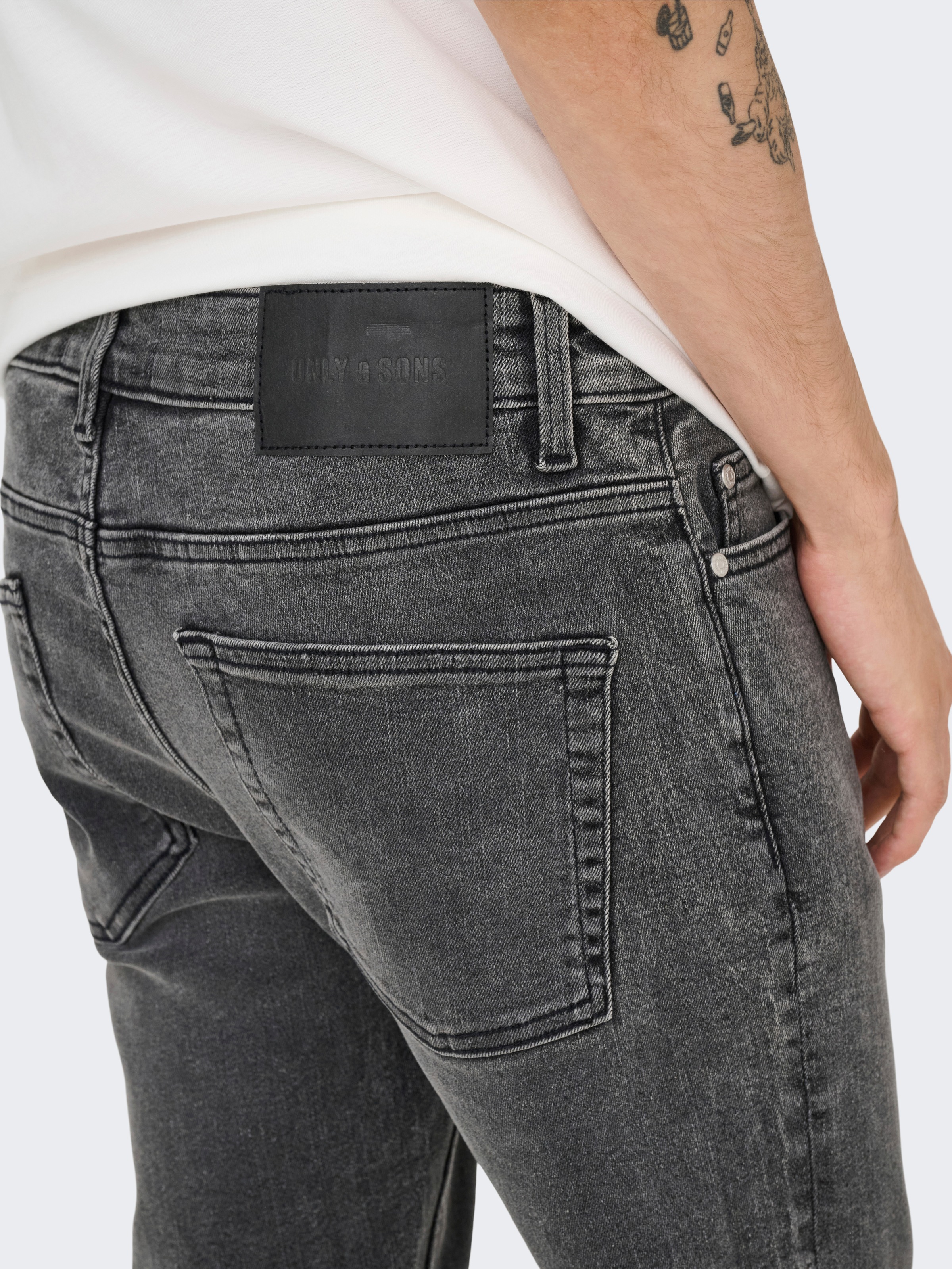 ONLY & SONS Slim-fit-Jeans "ONSLOOM SLIM 5748 EY BOX JEANS MU" Baumwollmisc günstig online kaufen