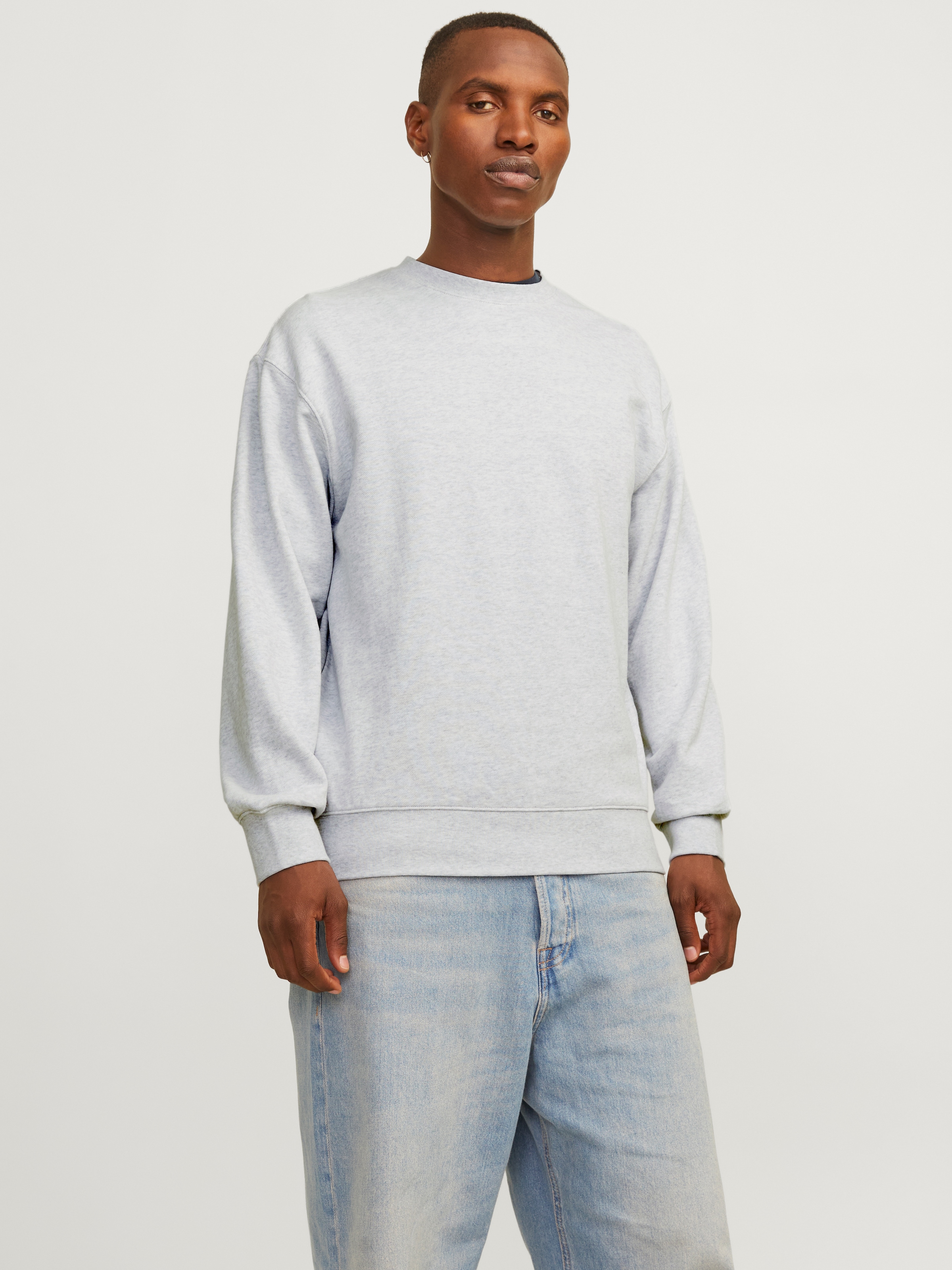 Jack Jones Sweatshirt JJECHARGE SWEAT CREW NECK NOOS mit Rippbundchen kaufen BAUR