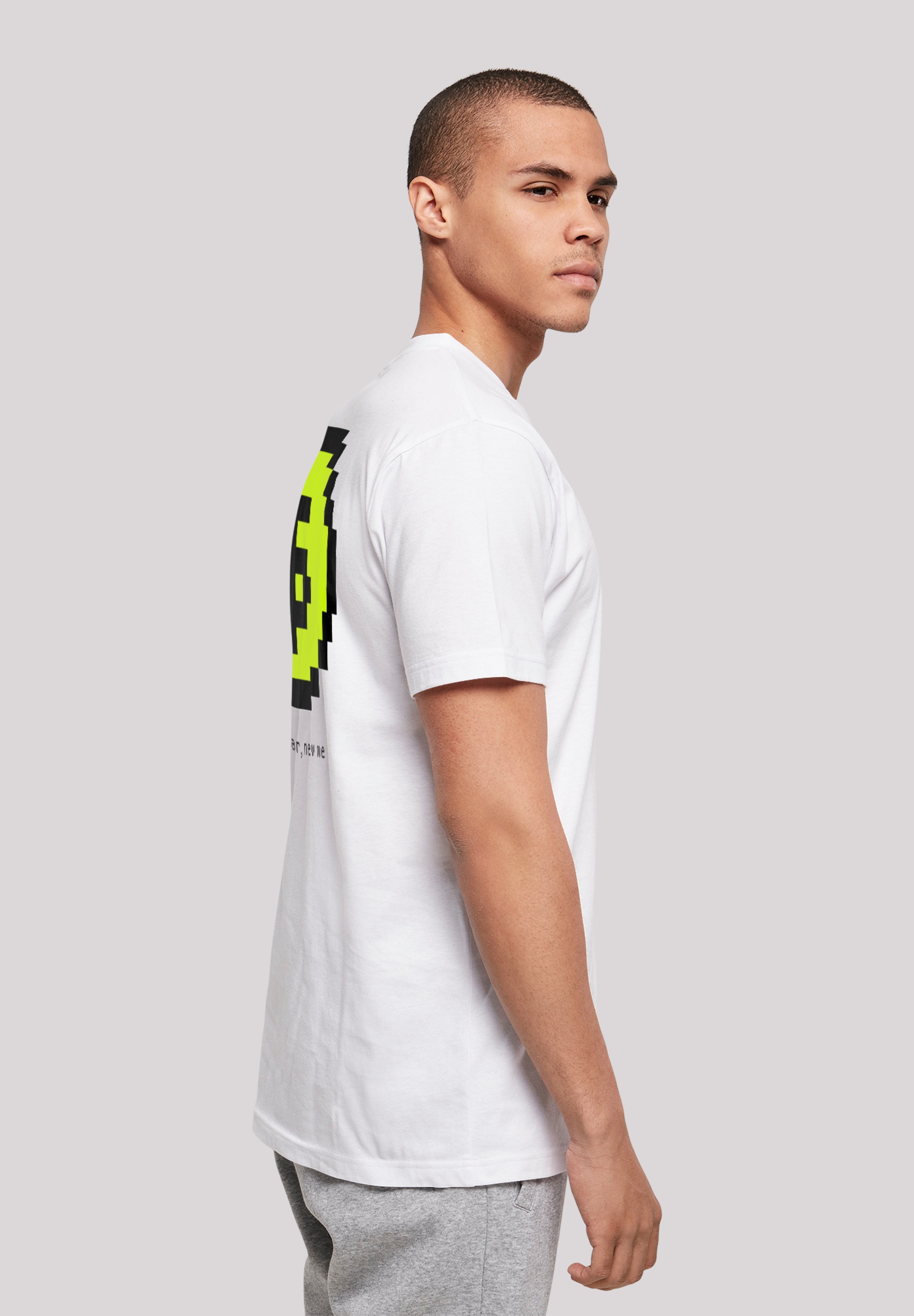 F4NT4STIC T-Shirt »Happy People Only Good Vibes«, Print