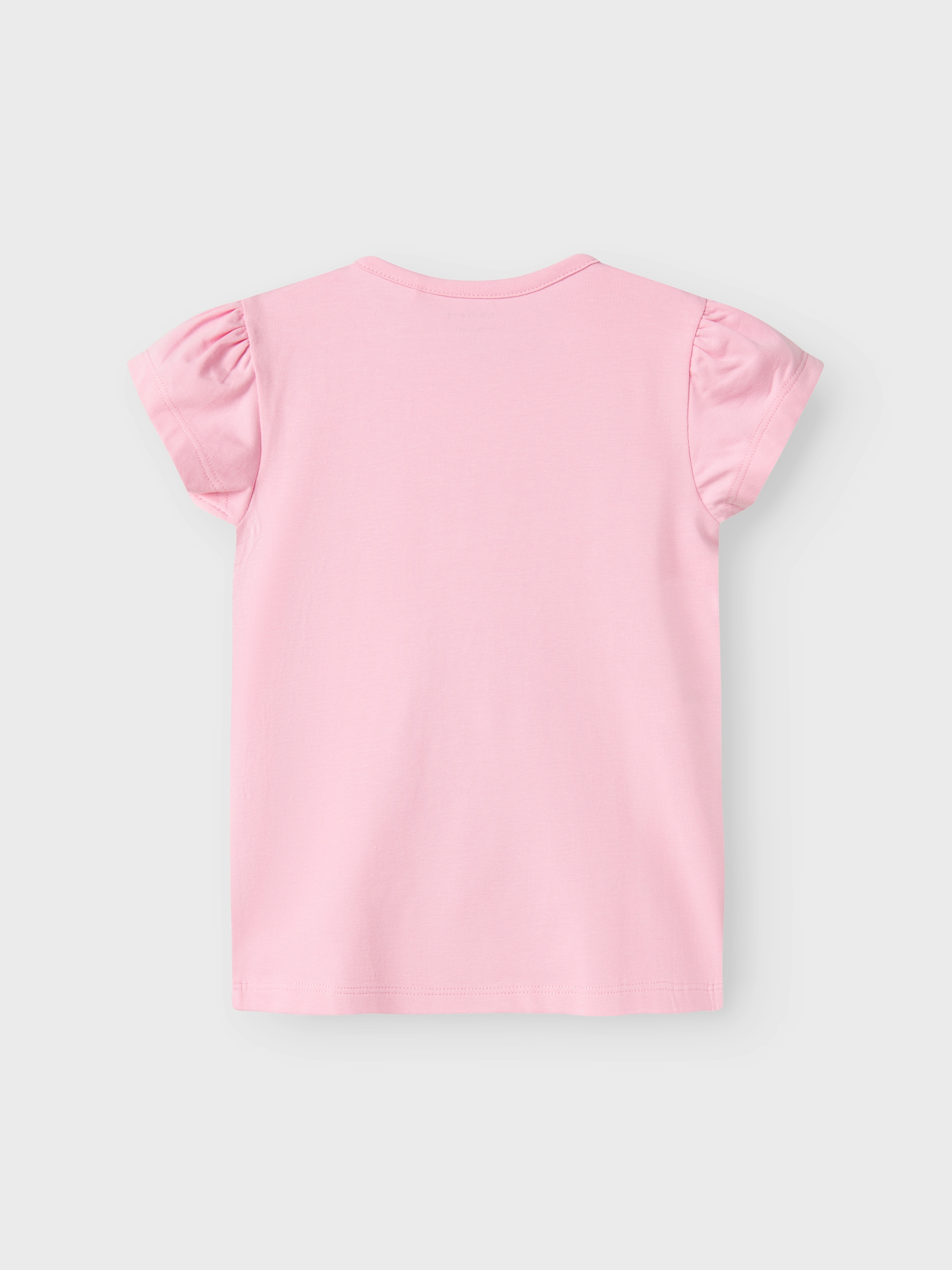 Name It T-Shirt »NMFFOLLY STITCH SS TOP NOOS WDI«, mit Raffungen an der Schulter und großem Frontmotiv