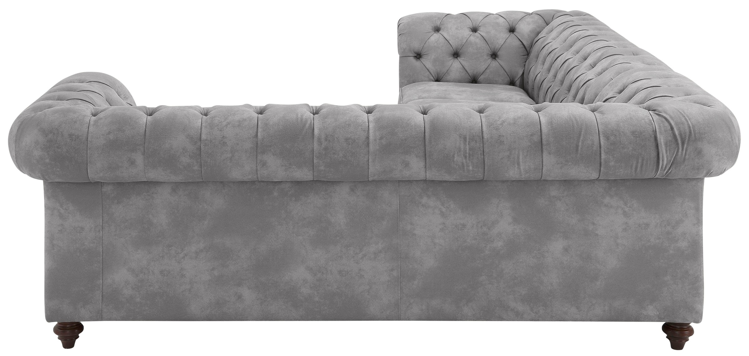 Home affaire Chesterfield-Sofa »Chesterfield Ecksofa, auch in Leder L-Form«, hochwertige Knopfheftung, langer Schenkel links oder rechts wählbar