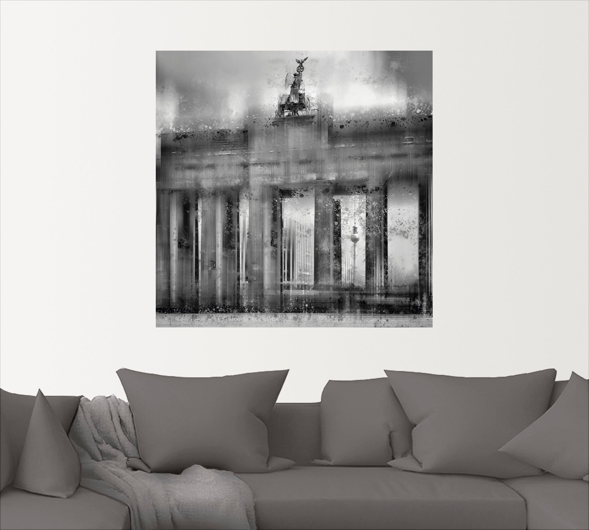 Artland Wandbild »Berlin Brandenburger Tor II«, Gebäude, (1 St.), selbstklebend