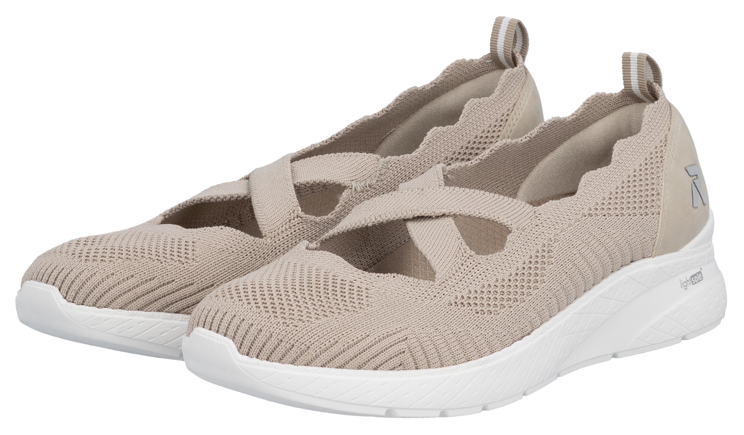 Rieker Riemchenballerina Schlupfschuh, Slipper in veganer Verarbeitung günstig online kaufen