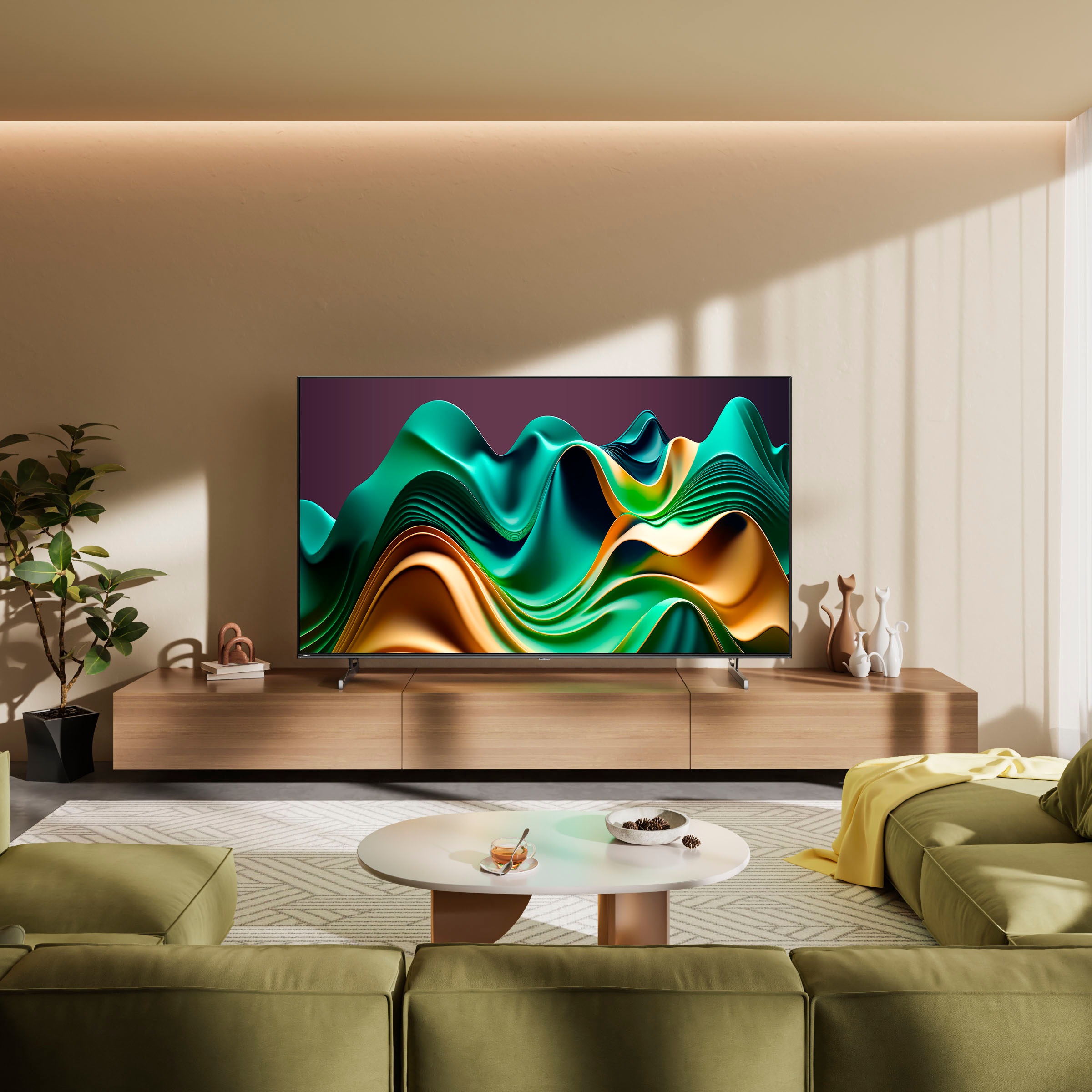 Hisense Mini-LED-Fernseher »65U6NQ«, 4K Ultra HD, Smart-TV, 4KUHD, ULED, Mini LED