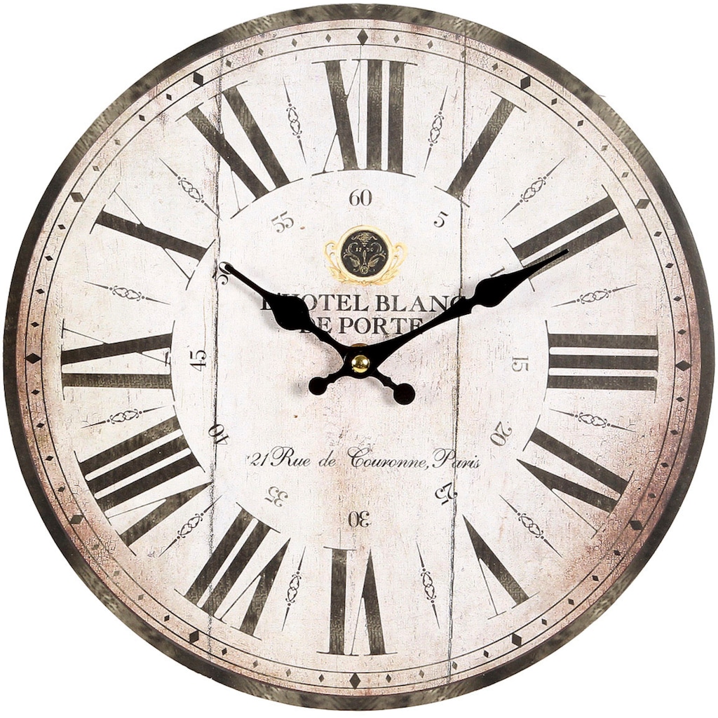 Ambiente Haus Wanduhr »Antik Wanduhr 28cm«