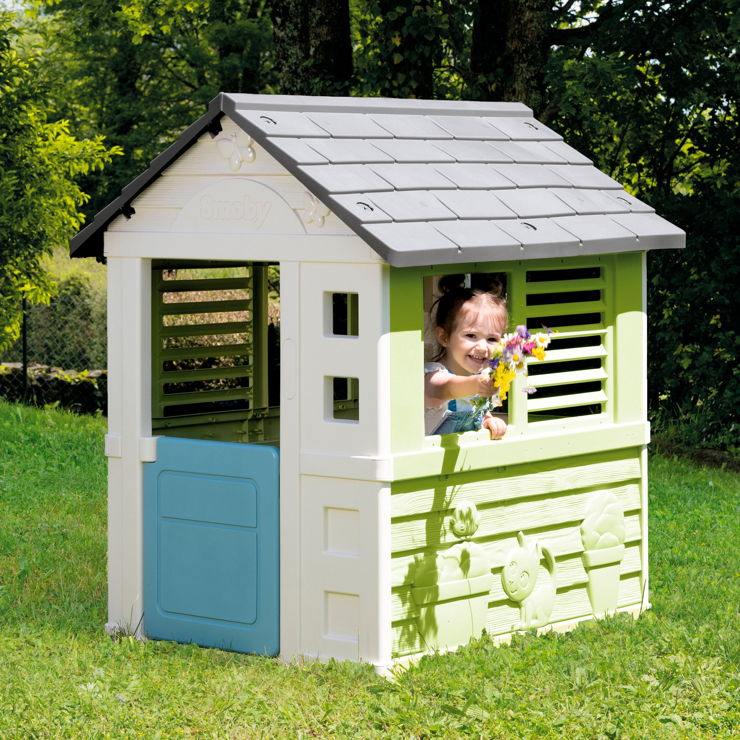 Smoby Spielhaus »Smoby Life, Spielhaus Jolie«, UV- und witterungsbeständig; Made in Europe