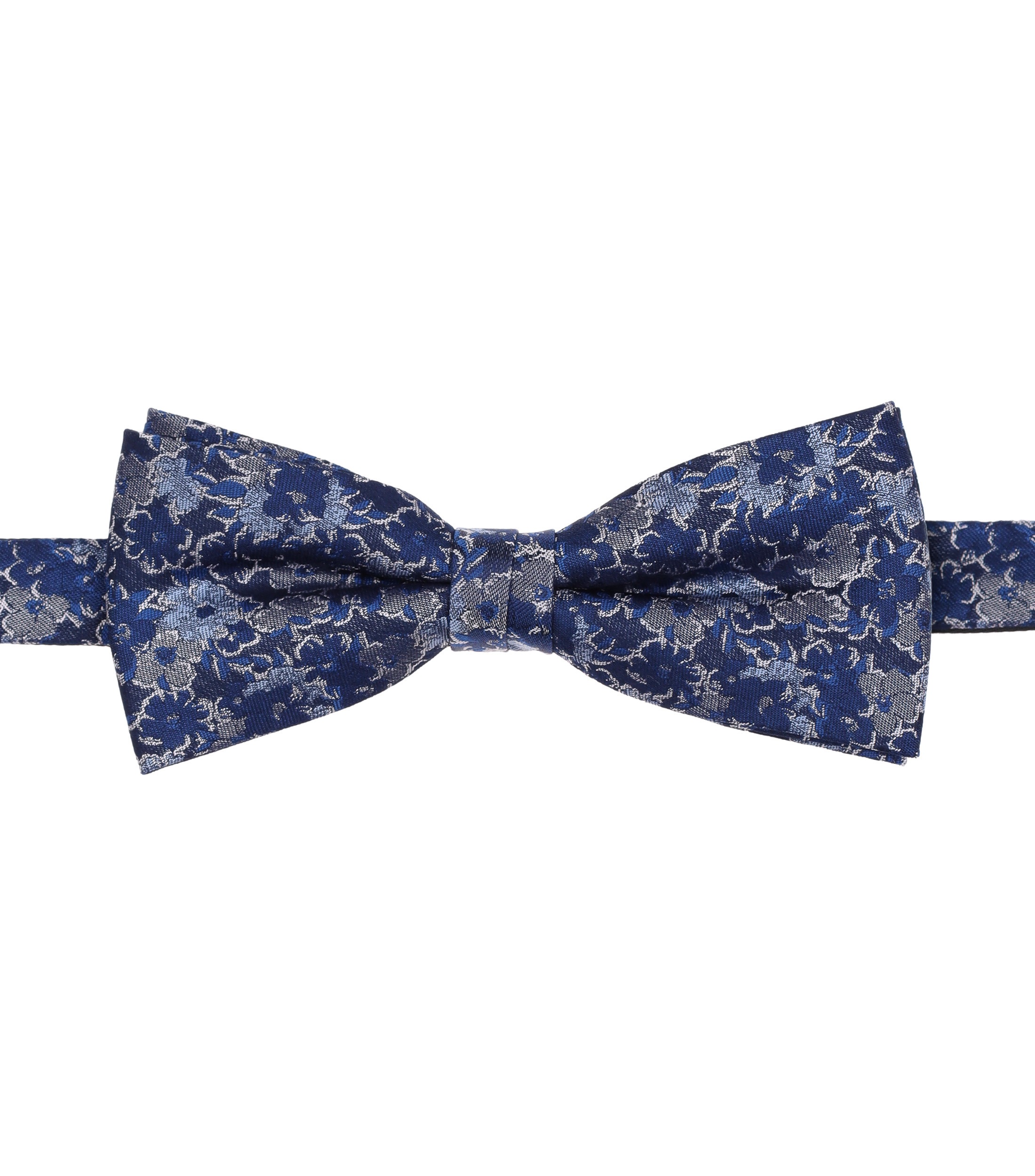 VENTI Herren Fliege "VENTI Fliege Print", blau, 100% Seide, Fliegen
