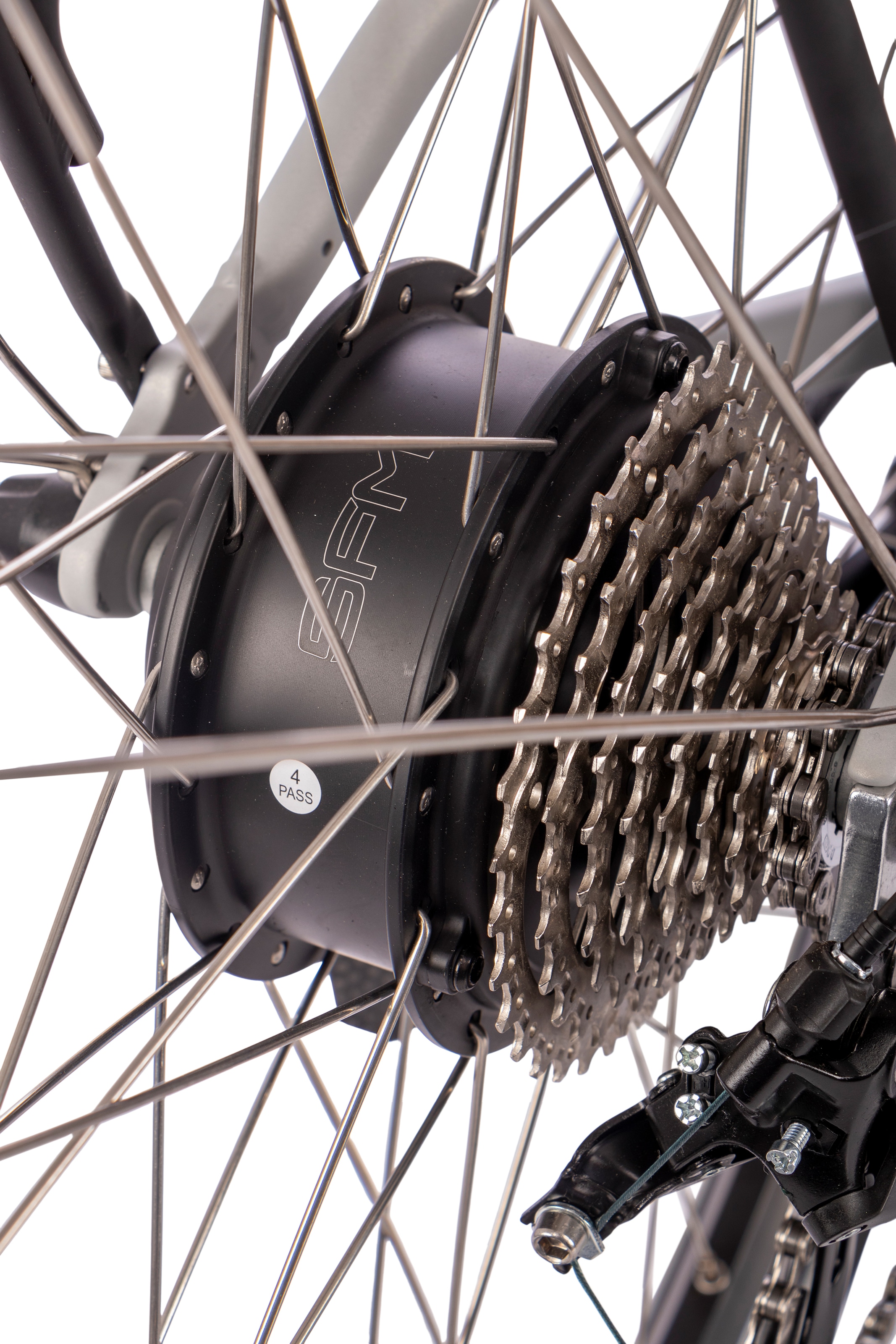 SAXONETTE E-Bike »Comfort Sport«, 9 Gang, Shimano, Alivio, Heckmotor 250 W, Diamant E-Bike, integriertes Rahmenschloss, Pedelec