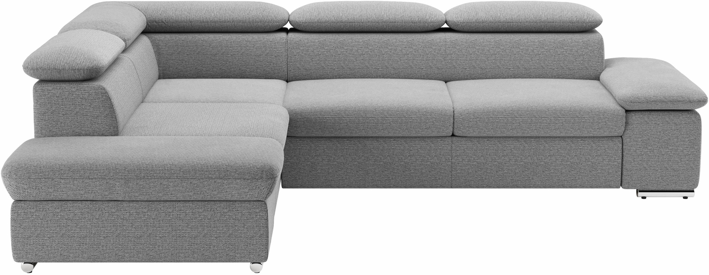sit&more Ecksofa "Valantine L-Form, B: 272 cm, Armteilverstellung, Kopfteilverstellung" optional Schlaffunktion, Komfortsofa, modern