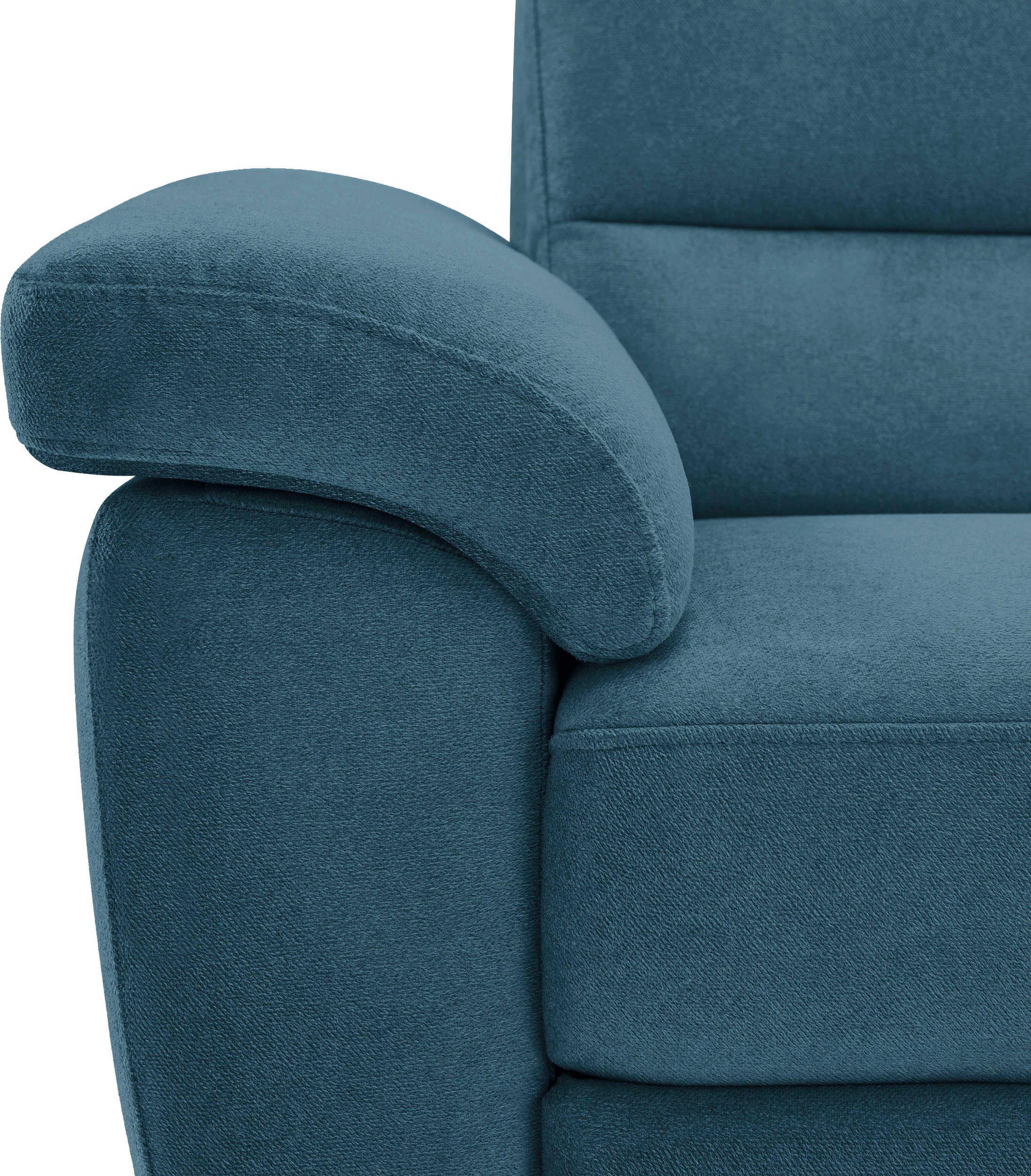 CALIZZA INTERIORS Ecksofa »Onyx L-Form«, Ottomane links oder rechts, wahlweise mit Bettfunktion, Breite 257 cm