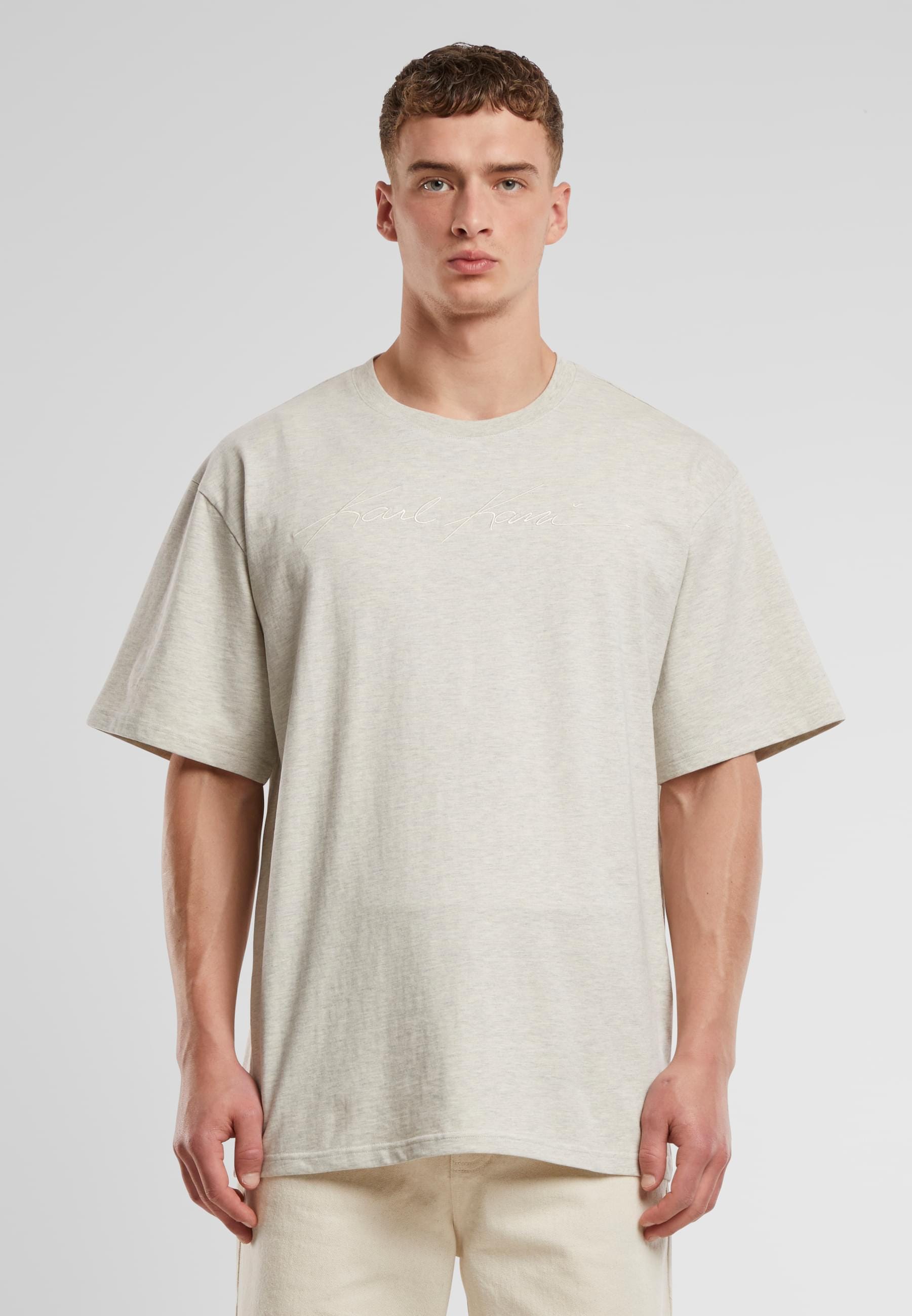 Karl Kani T-Shirt »Karl Kani Autograph Heavy Jersey Boxy Melange Tee«, (1 tlg.)