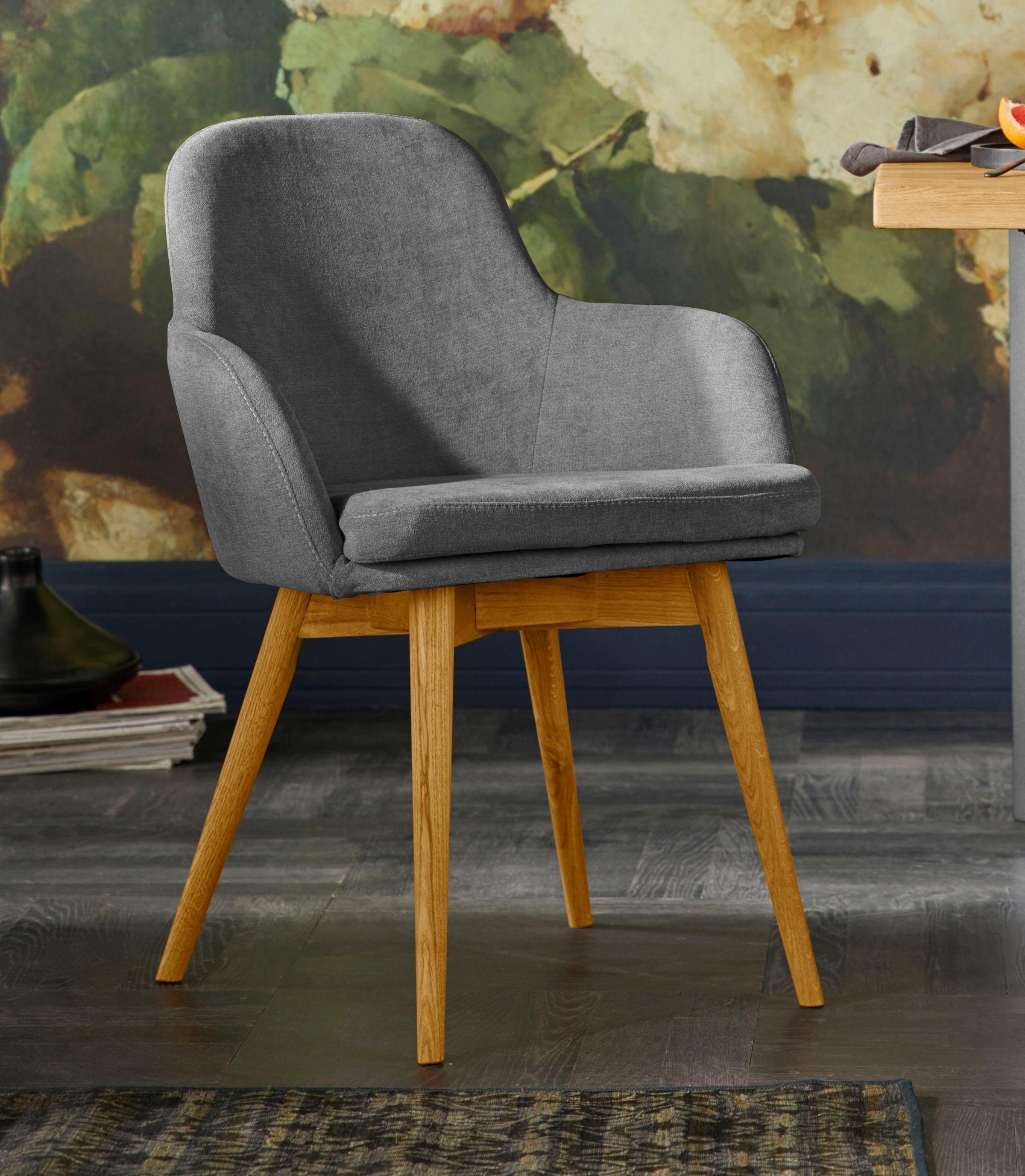 Home affaire Armlehnstuhl "Livry" (Set) 2 Stk.Polsterstuhl, Schalenstuhl günstig online kaufen