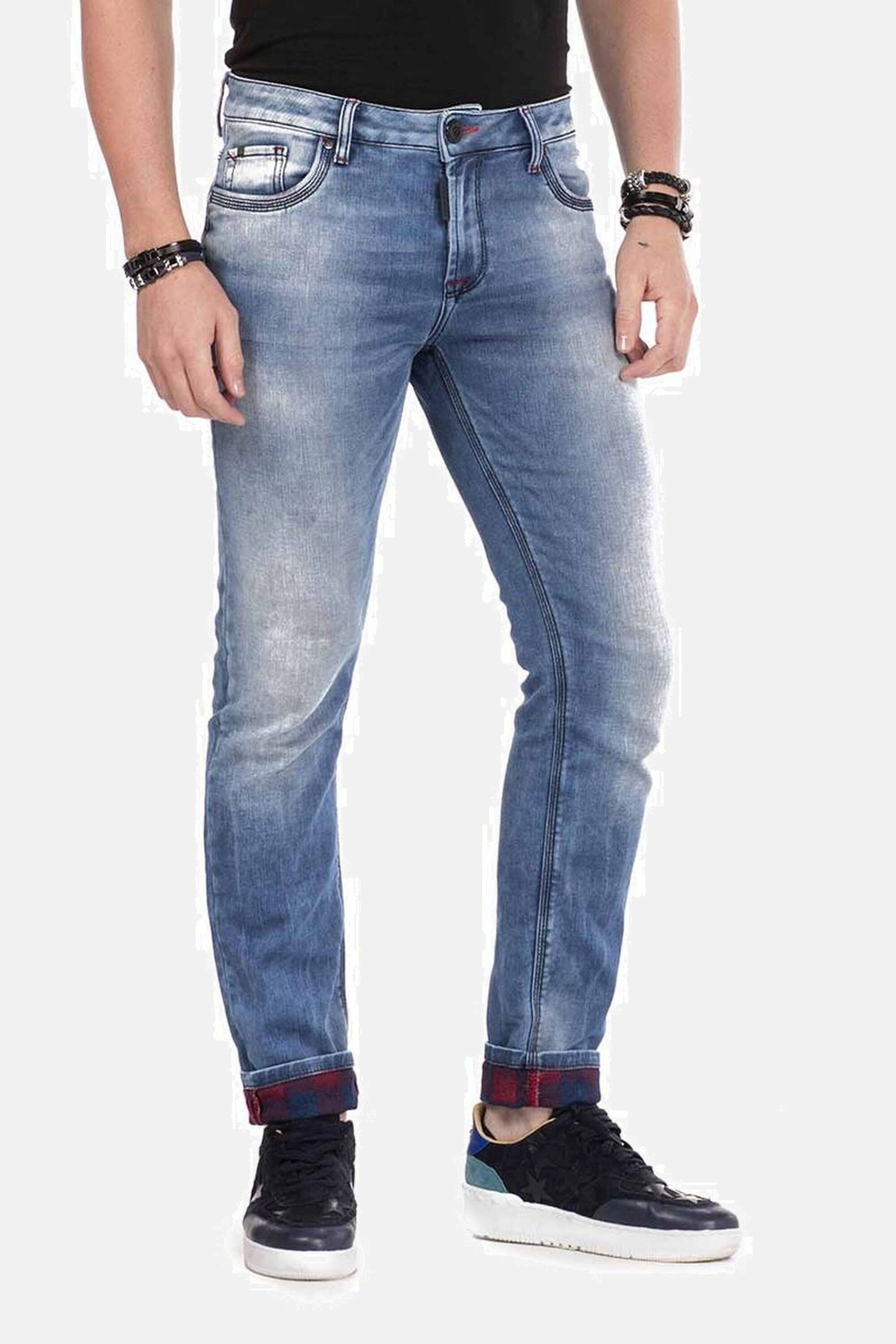 Cipo & Baxx Slim-fit-Jeans »Jeans«, mit markanter Waschung, CD-469