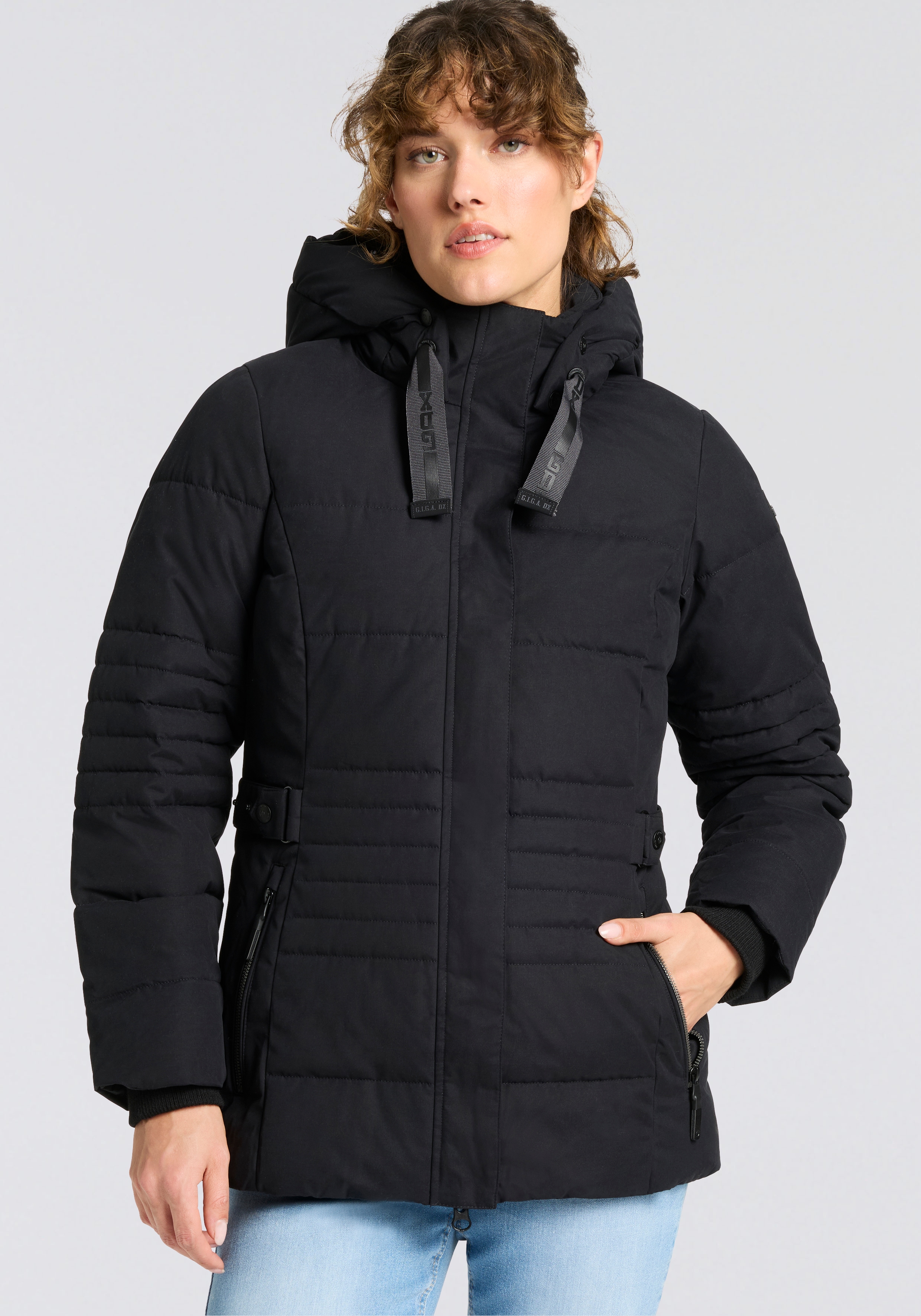 G.I.G.A. DX by killtec Steppjacke "GW 25 WMN QLTD JCKT" Abzipbare Kapuze, atmungsaktiv, winddicht, wasserabweisend